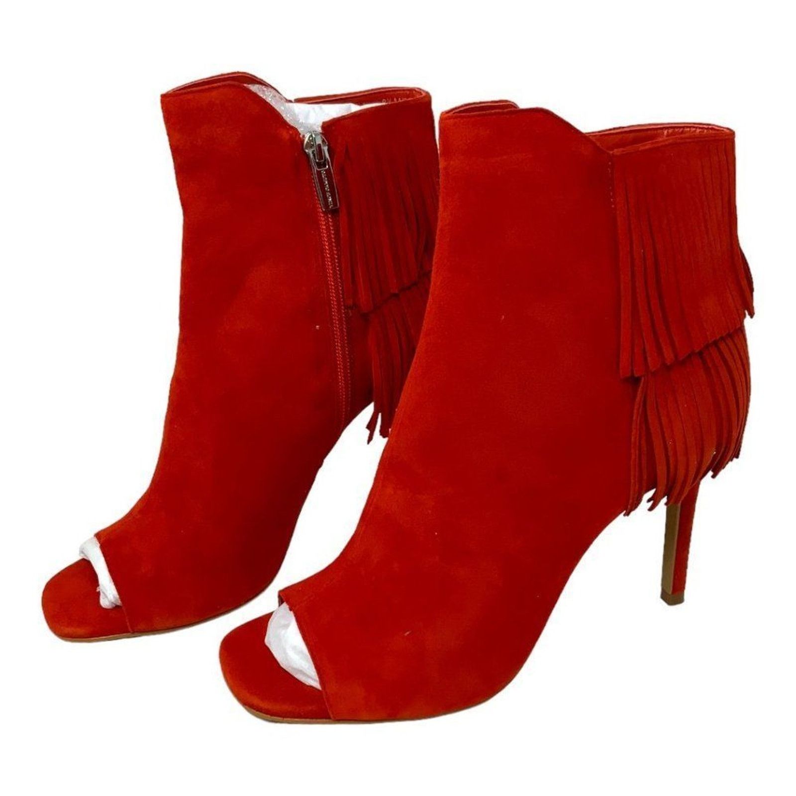 Vince Camuto Vince Camuto Amenala Red Fringe Bootie Size 8.5 NWT $179 MSP Size US 8.5 / IT 38.5 - 5 Thumbnail