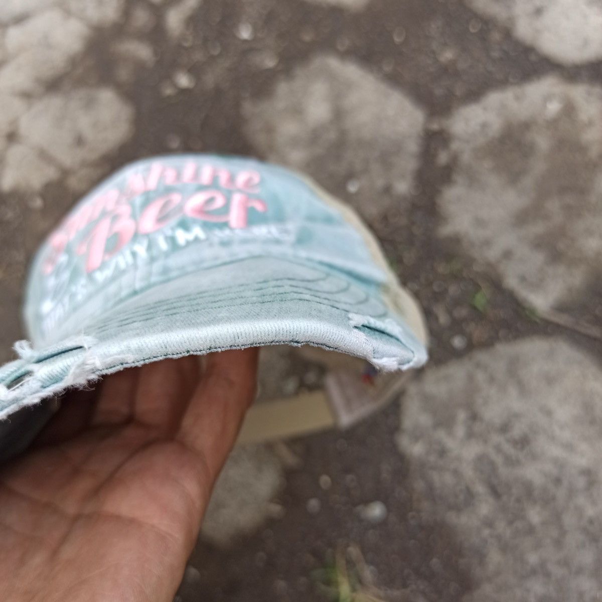 14th Addiction SICK wash distresses hat sunshine & beer Size ONE SIZE - 17 Thumbnail