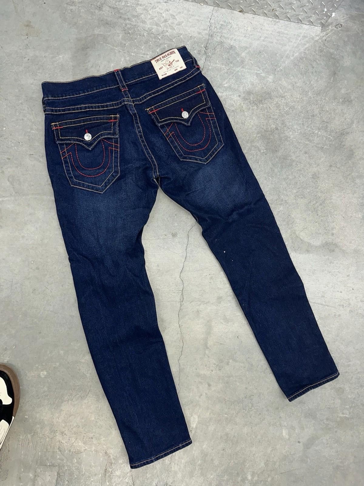True Religion True Religion Rocco Deep Indigo US34 Relaxed Skinny Jeans Size US 34 / EU 50 - 3 Thumbnail