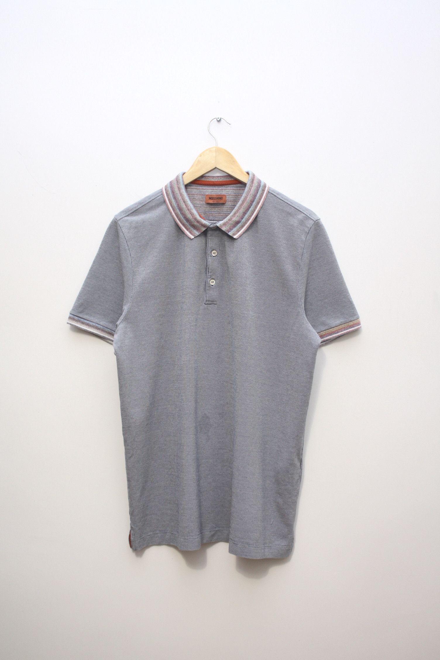 Missoni Missoni Men's Polo Made In Romania Size US L / EU 52-54 / 3 - 2 Thumbnail