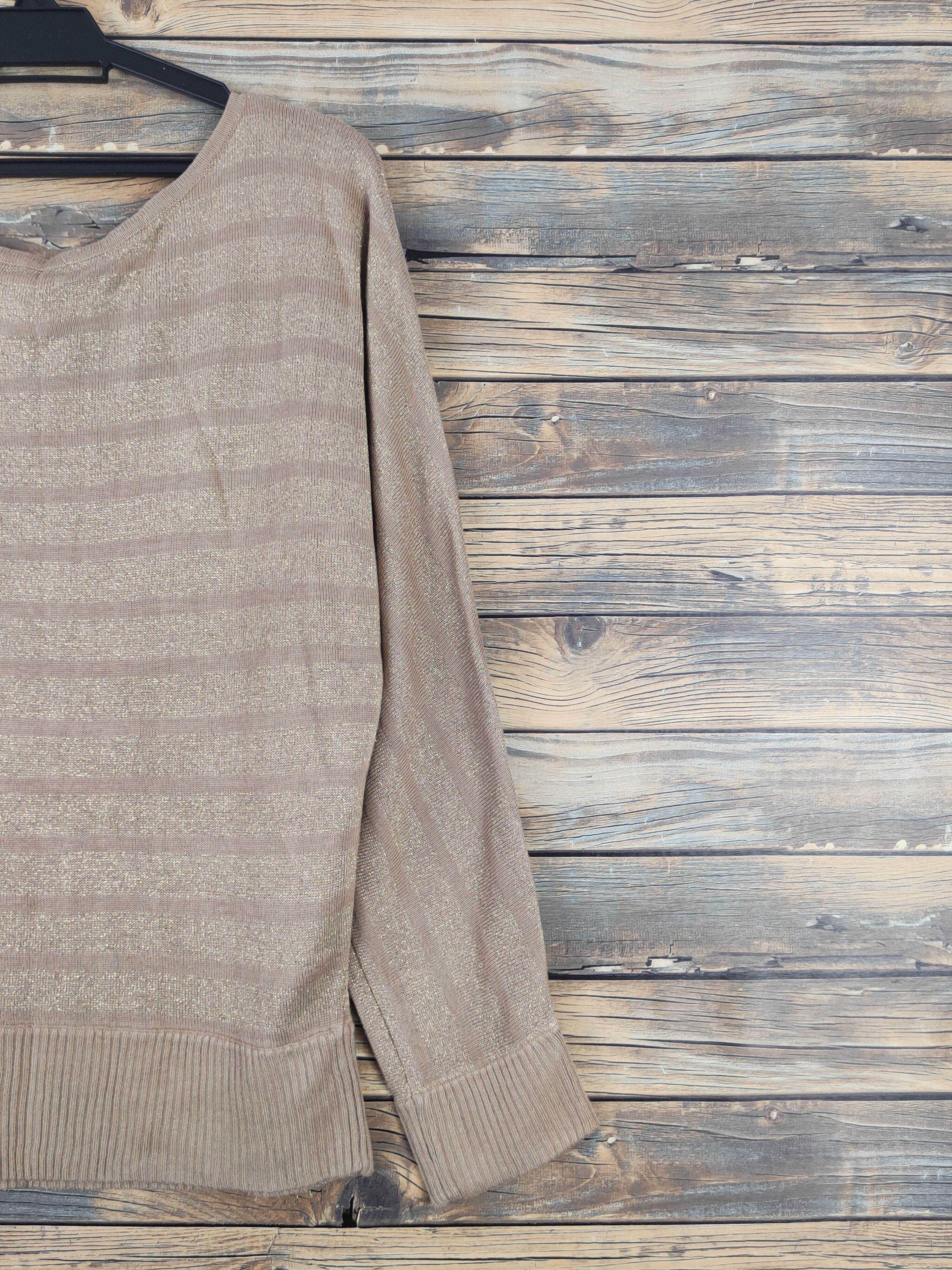 Homespun Knitwear Colza Brown Knitwear Blouses #W1107 Size M / US 6-8 / IT 42-44 - 9 Thumbnail