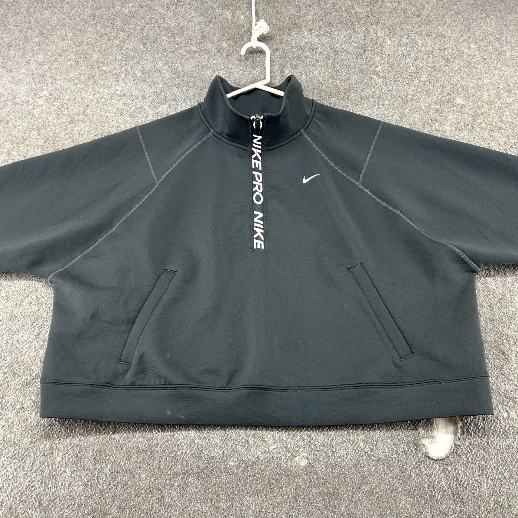 Nike **Nike Pro 2X Black Women's Pullover Swoosh Dri-Fit Training Top** User: **Nike Pro 2X Black Pullover Swoosh Dri-Fit Training Top Women's** Size XXL / US 16-18 / IT 52-54 - 3 Thumbnail