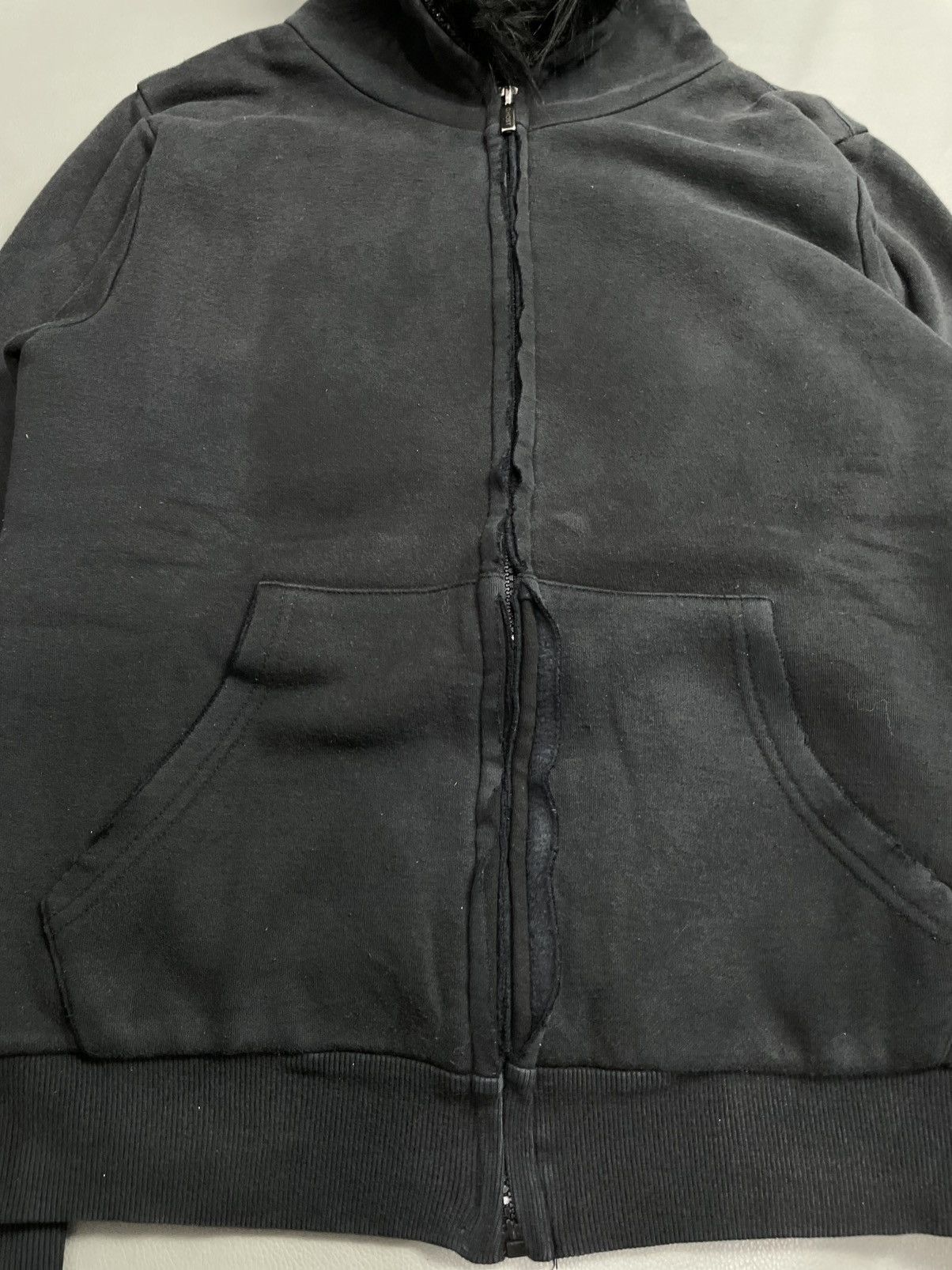 Japanese Brand Ghost republic Distressed Fur Hoodie fleece Size US M / EU 48-50 / 2 - 2 Thumbnail