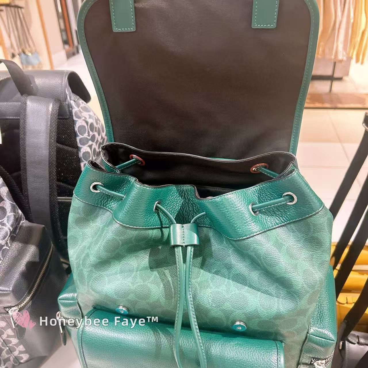 Coach Sprint Backpack In Colorblock Signature Canvas CBI12 Size ONE SIZE - 3 Thumbnail