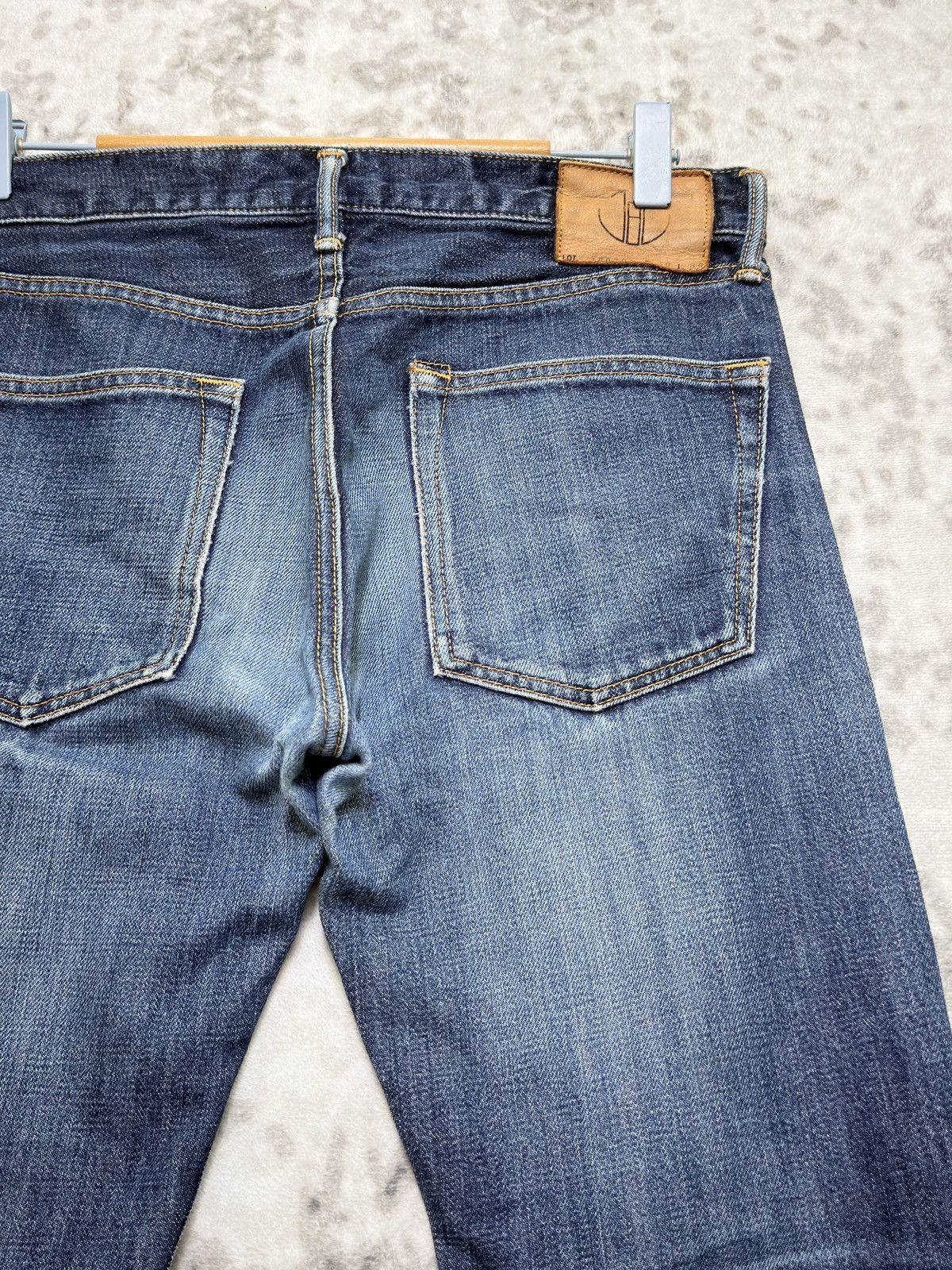 Japan Blue Japan Blue Jeans Selvedge Slim Fit Washed Whiskered Jeans Size US 29 - 12 Thumbnail