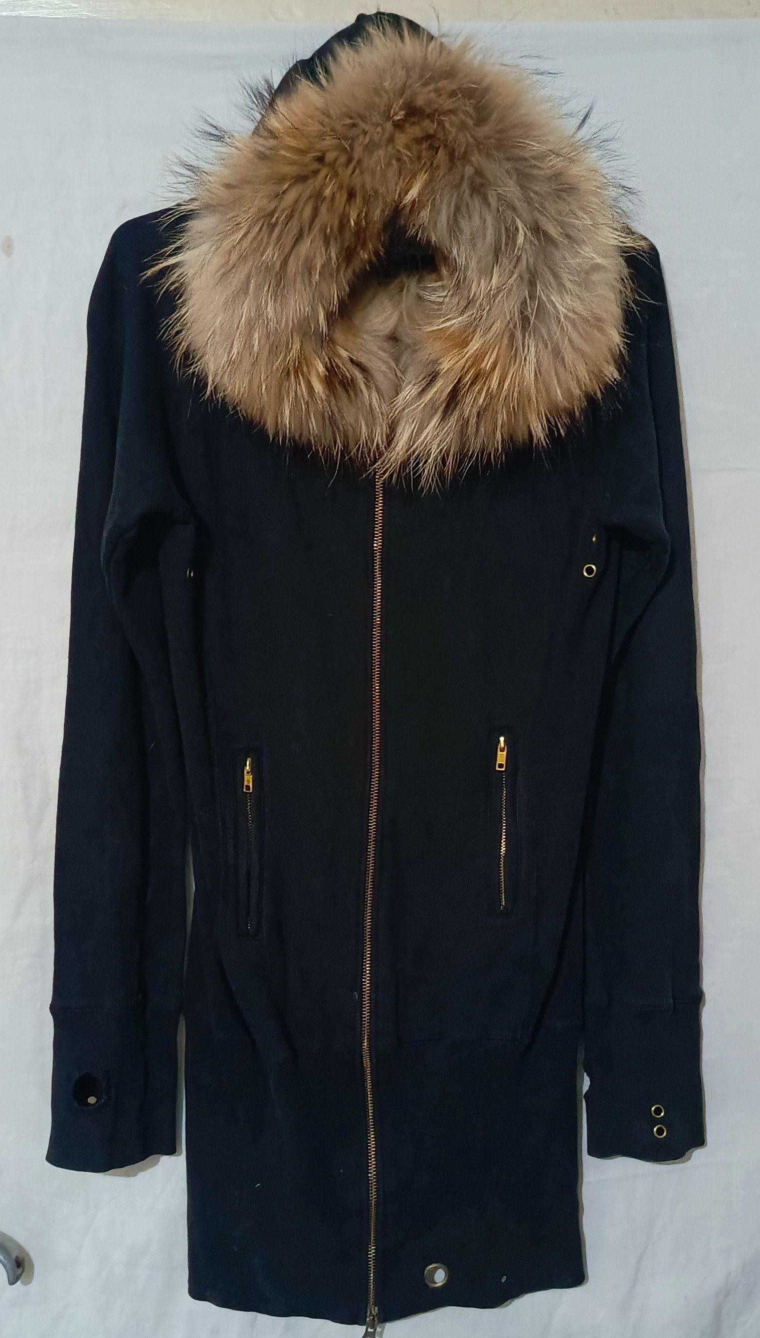 If Six Was Nine Faux Fur Parka Hoodie Long 2 Zip Size M / US 6-8 / IT 42-44 - 1 Thumbnail
