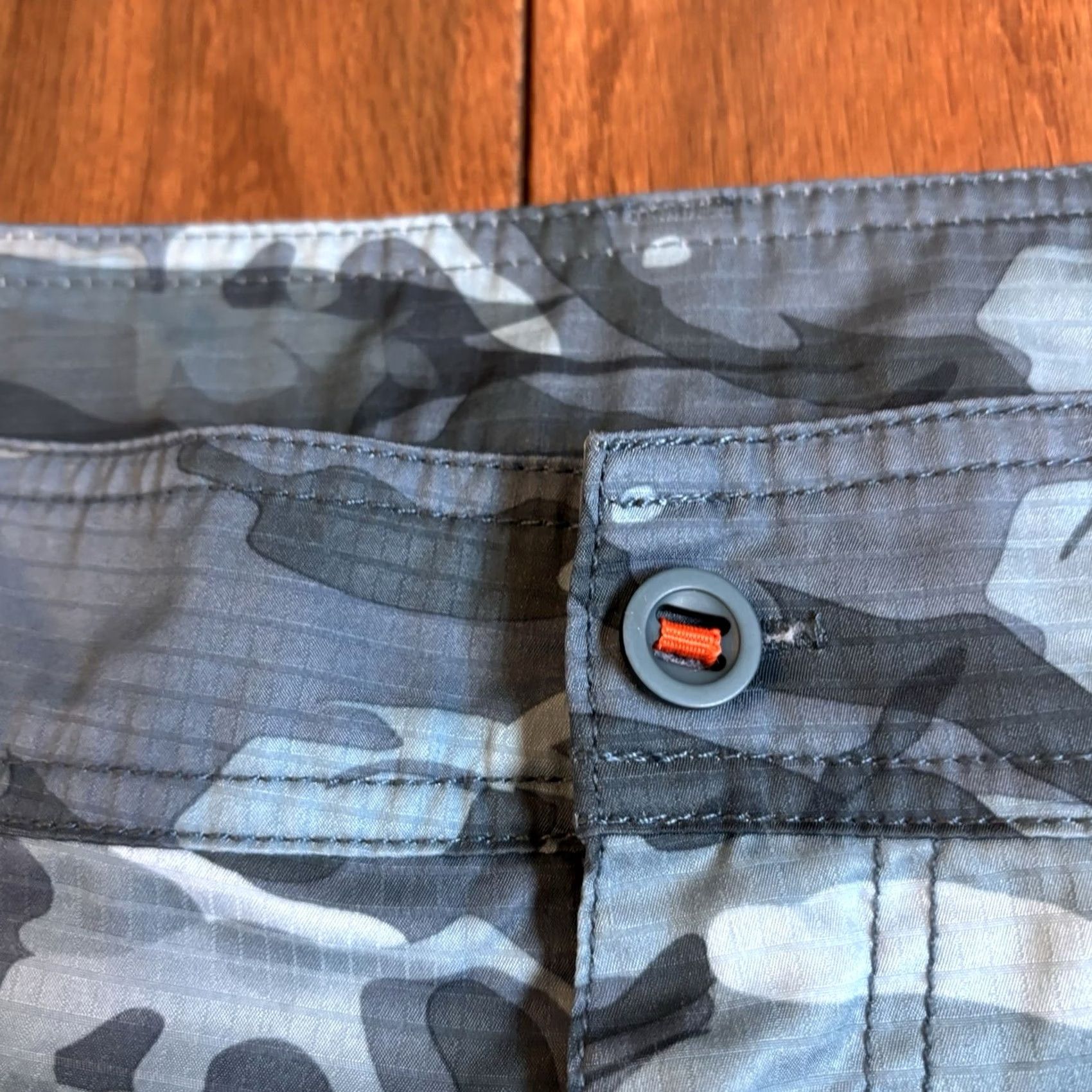 Vintage NWOT AFTCO Cargo Shorts 10" Blue Camo sz 42 Mens Regular Size US 42 / EU 58 - 5 Thumbnail