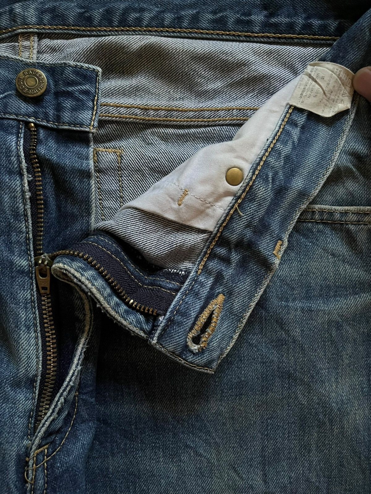 Japanese Brand Vintage Japanese Brand Mud Wash Distressed Baggy Jeans Size US 34 / EU 50 - 10 Thumbnail