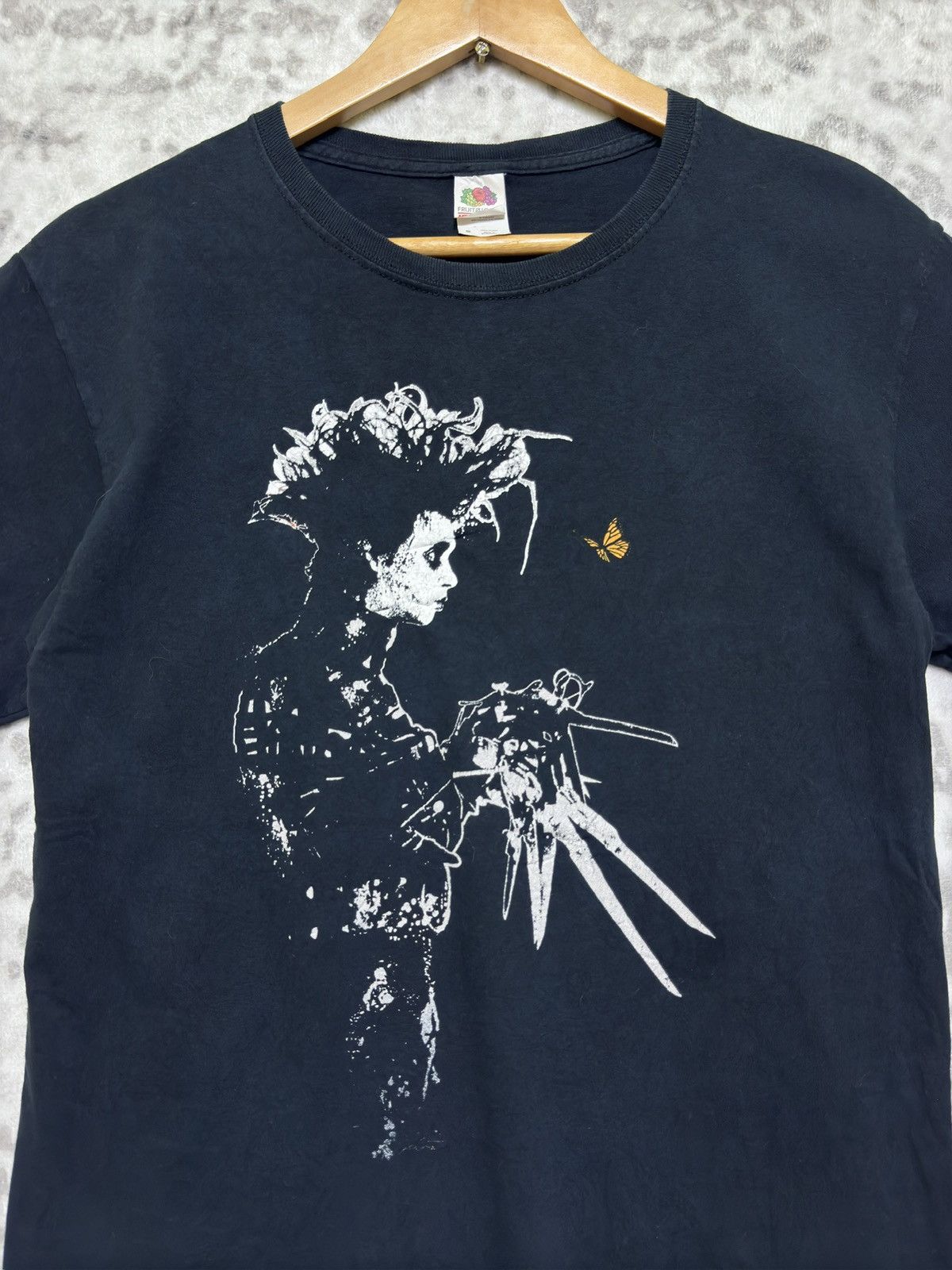 Vintage Edward Scissorhands Movie Graphic Unisex Fitted Tee Size US XS / EU 42 / 0 - 5 Thumbnail