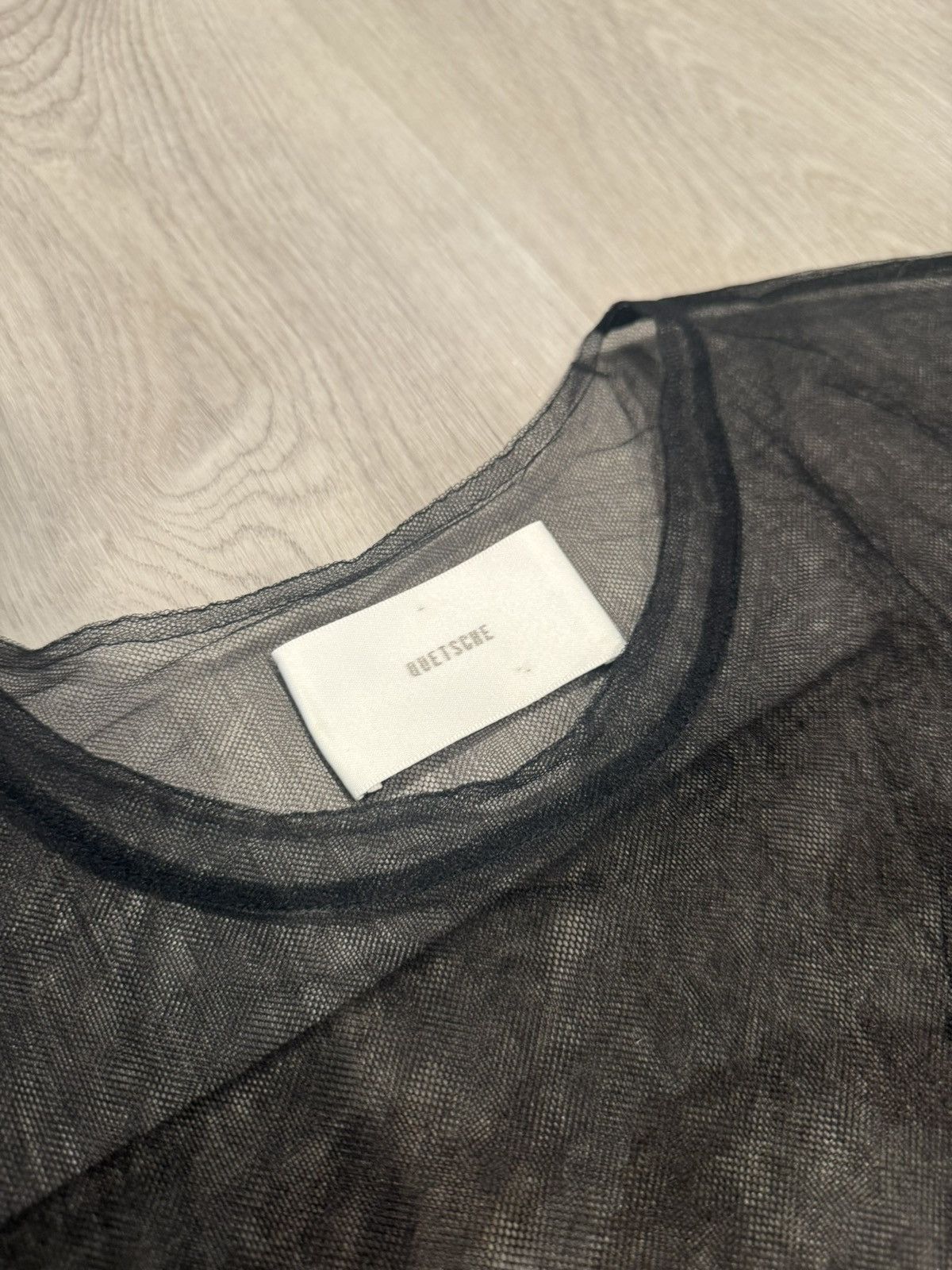 Japanese Brand s/s 2022 quetsche lace mesh tee!! Size US S / EU 44-46 / 1 - 4 Thumbnail