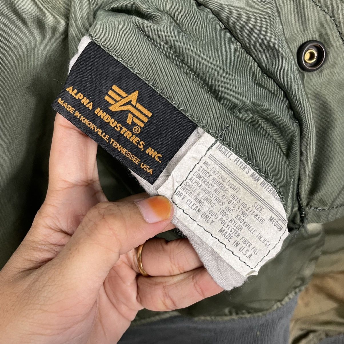 Alpha Industries Vintage Alpha Industries USAF Bomber Size US M / EU 48-50 / 2 - 19 Thumbnail
