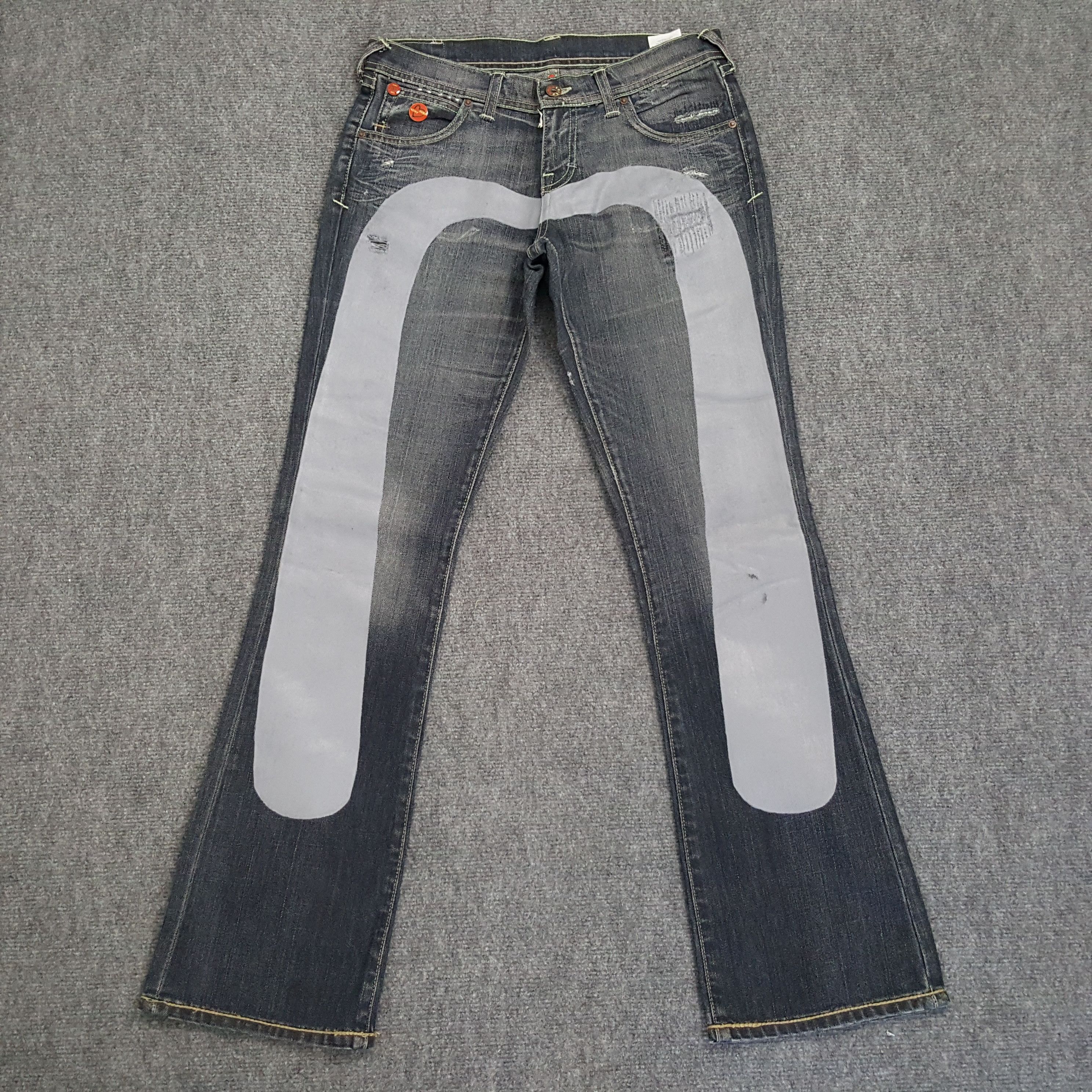 Evisu Evisu X Puma Japanese Brand Daicock Custom Jeans Size 30" / US 8 / IT 44 - 4 Thumbnail