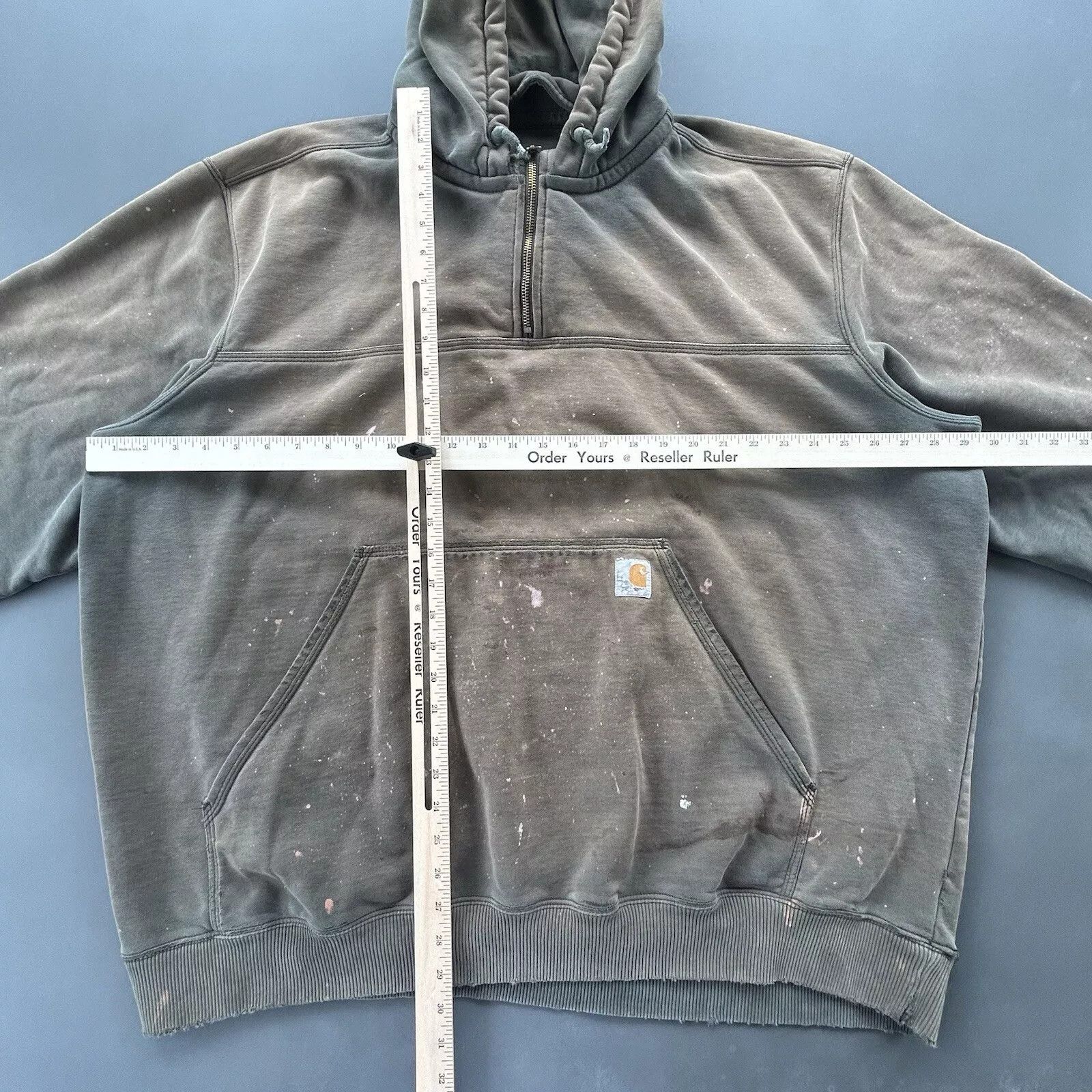 Carhartt Carhartt Rain Defender 1/4 Zip Hoodie Original Fit Size US XXL / EU 58 / 5 - 2 Thumbnail