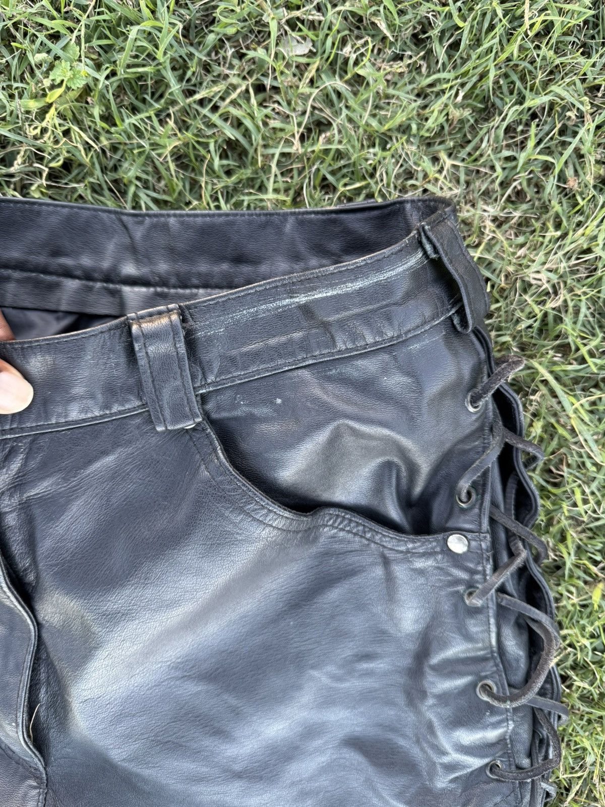 Harley Davidson Harley Davidson Leather Riding Pants Size 32" / US 10 / IT 46 - 7 Thumbnail