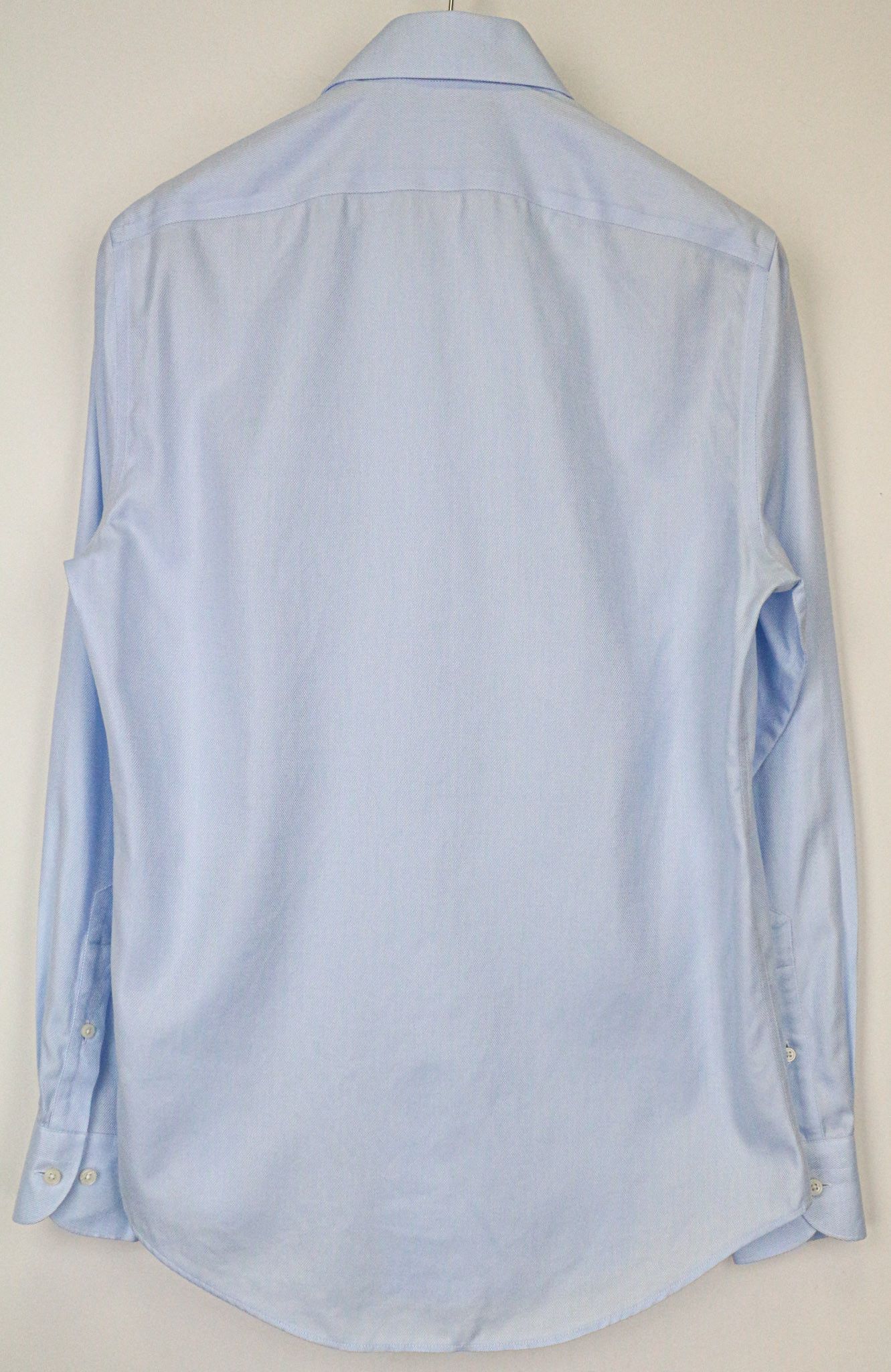 Suitsupply 37/14 1/2 Slim Fit Blue Cotton Button-Up Shirt 79361 Size 38R - 2 Thumbnail