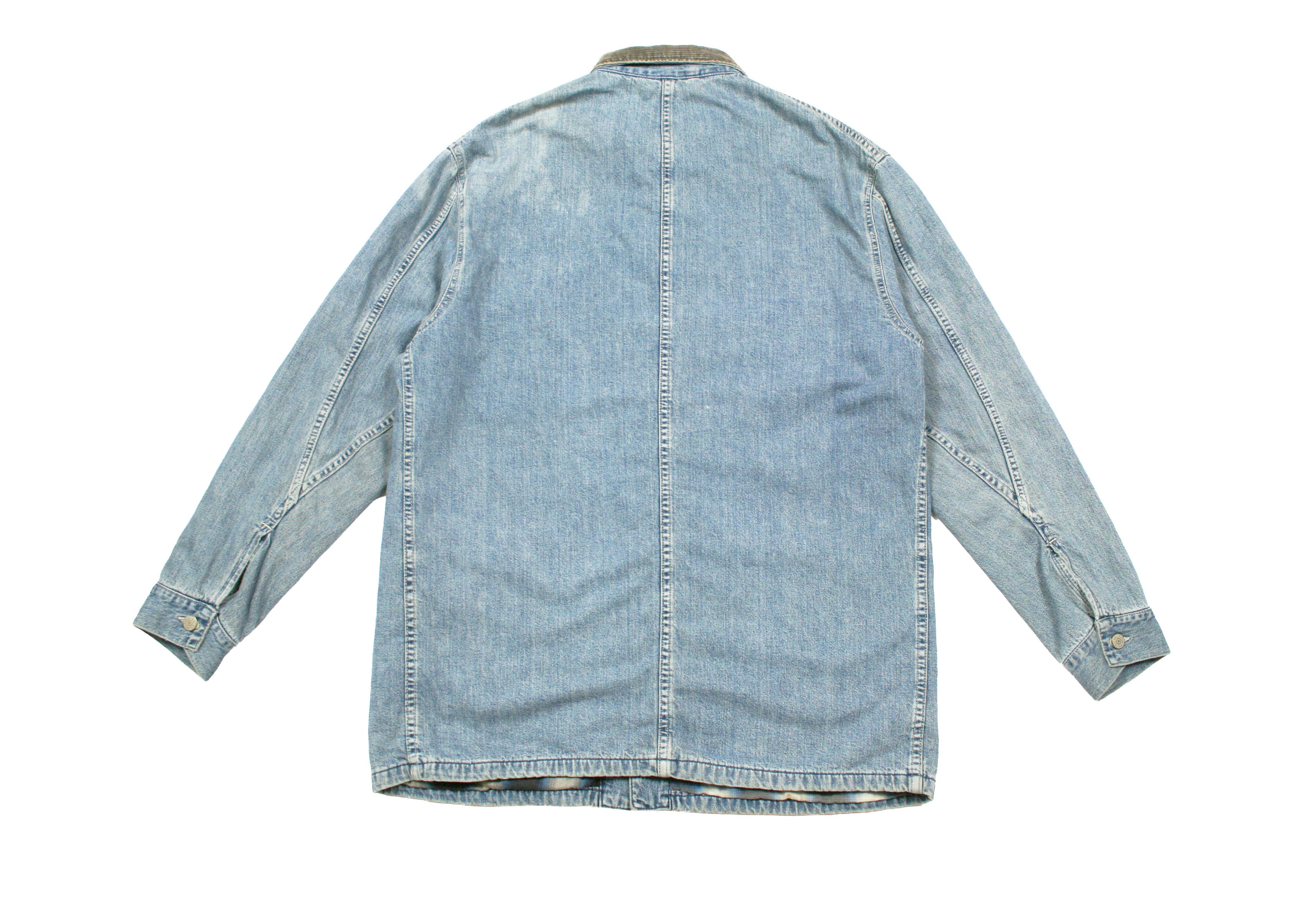 RRL Ralph Lauren 1993 Double RL Denim Worker Chore Jacket Made in USA Size US M / EU 48-50 / 2 - 3 Thumbnail