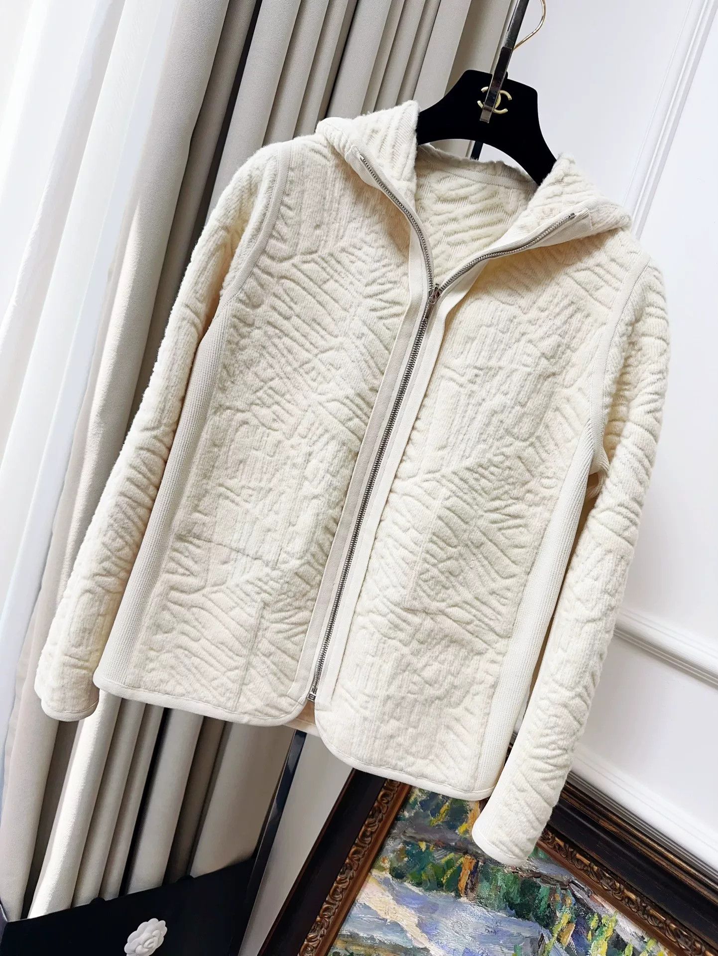 Chanel 21N Coco Neige Logo Jacket