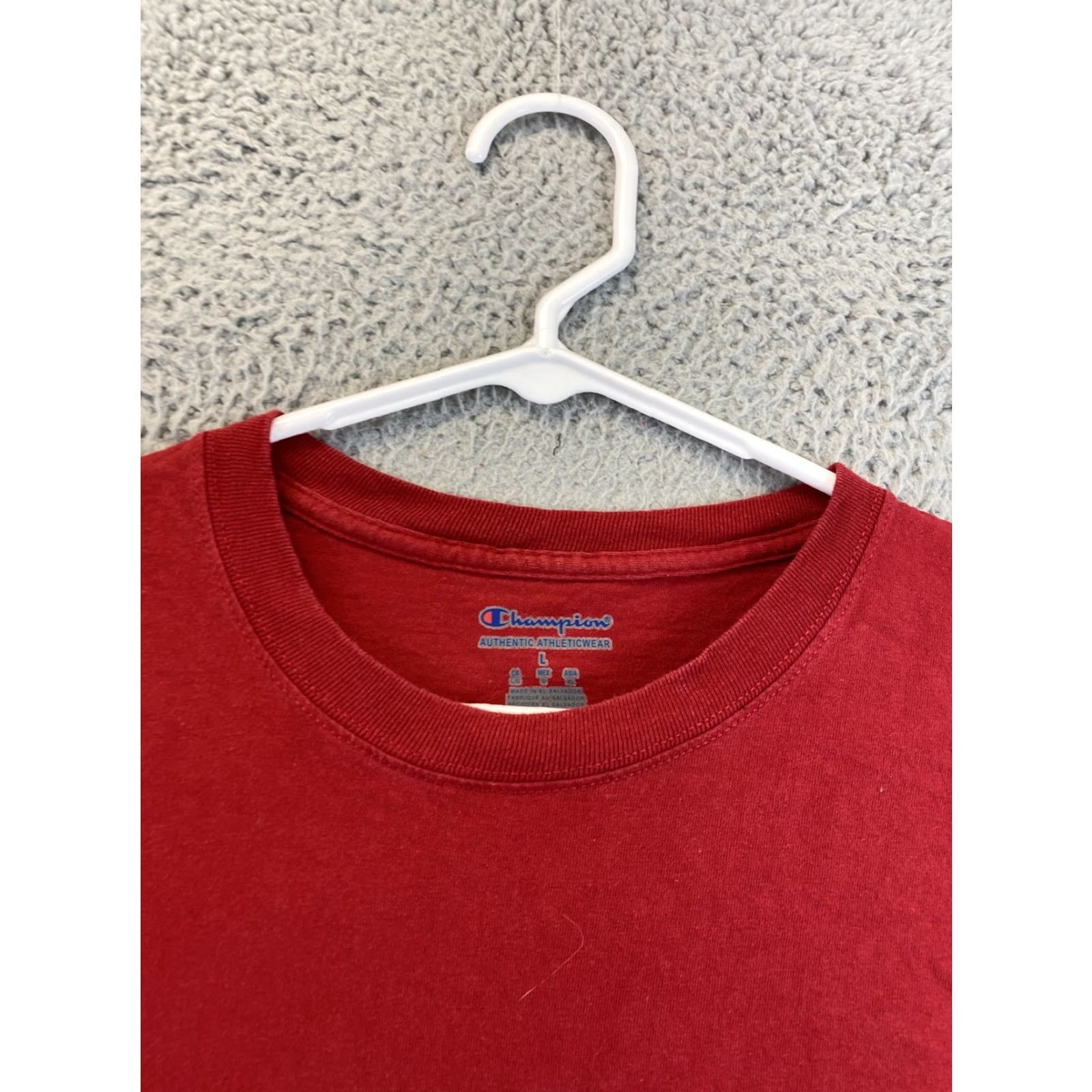 Champion VINTAGE Champion Arkansas Razorbacks Football T-Shirt L Red 90s Graphic Mens Size US L / EU 52-54 / 3 - 4 Thumbnail