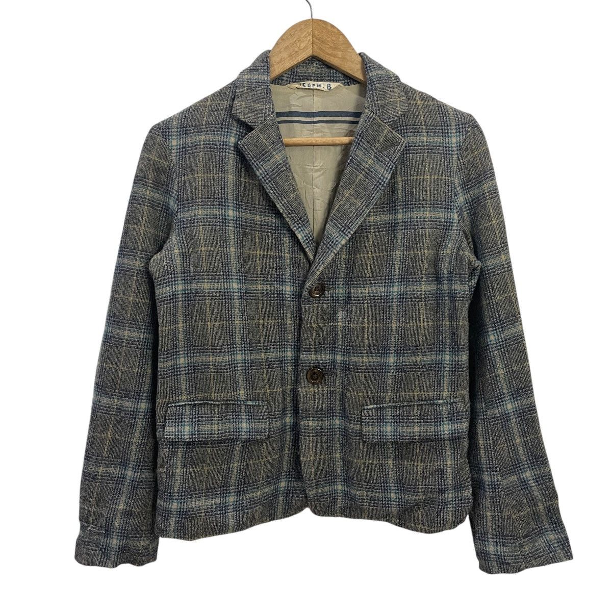 45rpm Vintage 45rpm Checkered Coat Jacket Size M / US 6-8 / IT 42-44 - 1 Thumbnail