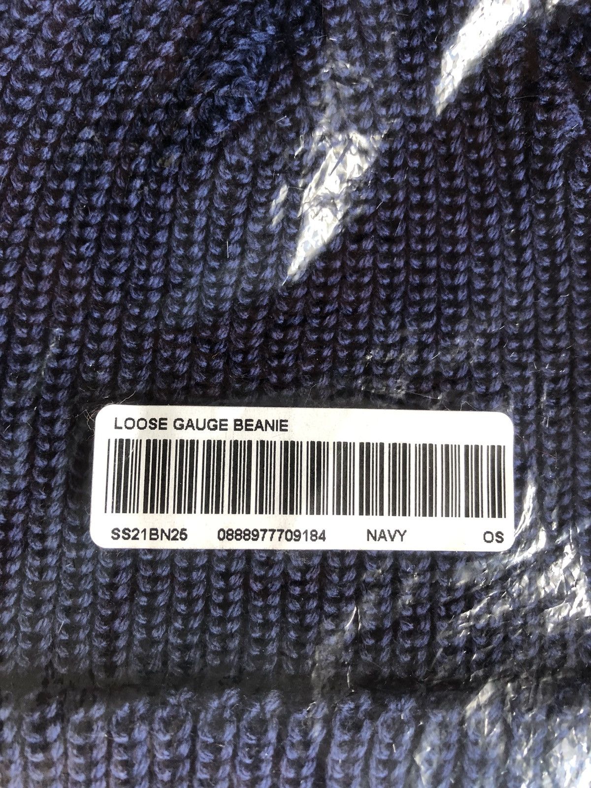 Supreme Supreme SS21 Loose Gauge Beanie NAVY Size ONE SIZE - 2 Thumbnail