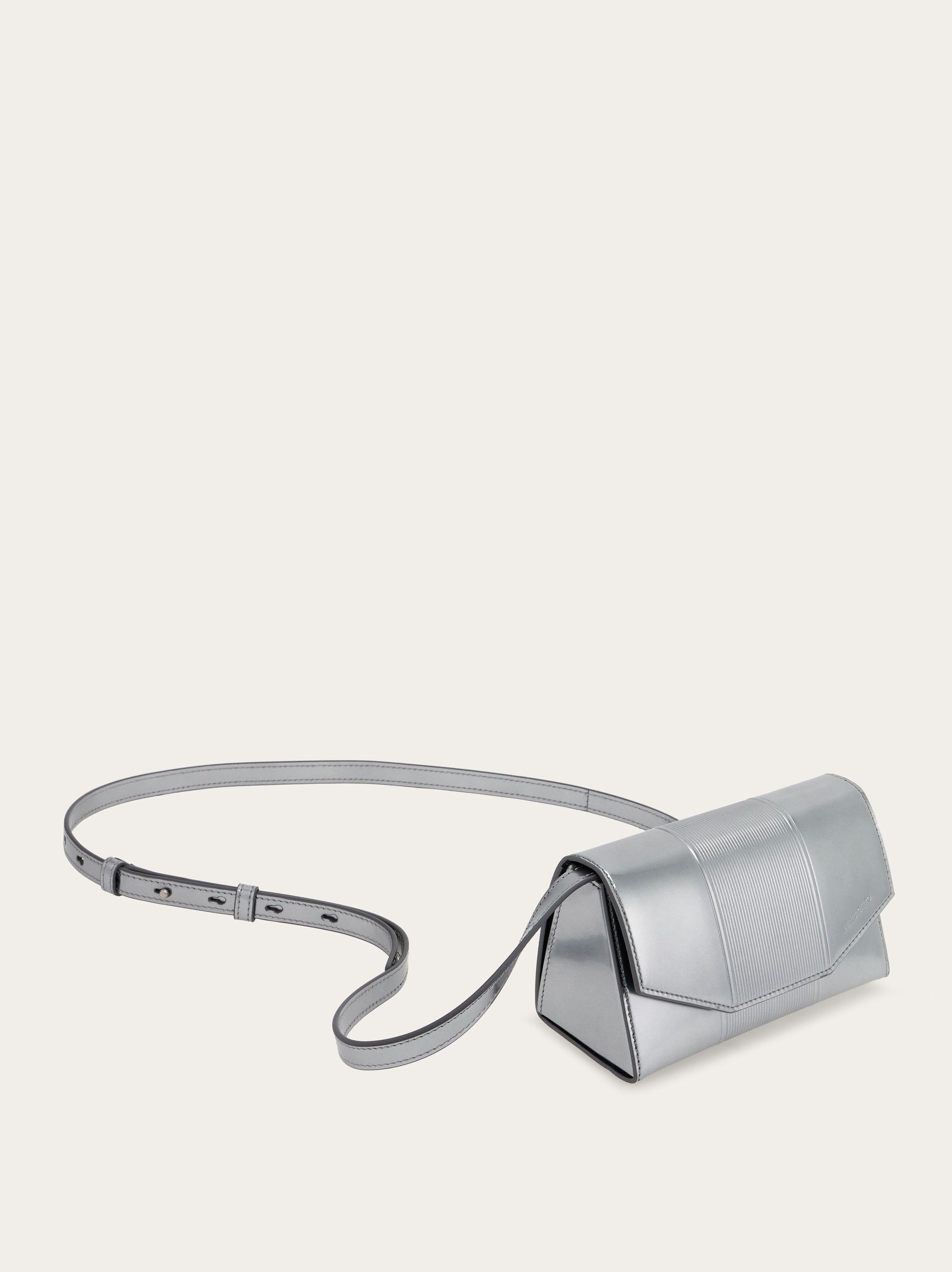 Salvatore Ferragamo o1s1rm0924 Size: OS / Compact Crossbody Bag in Silver Size ONE SIZE - 3 Thumbnail