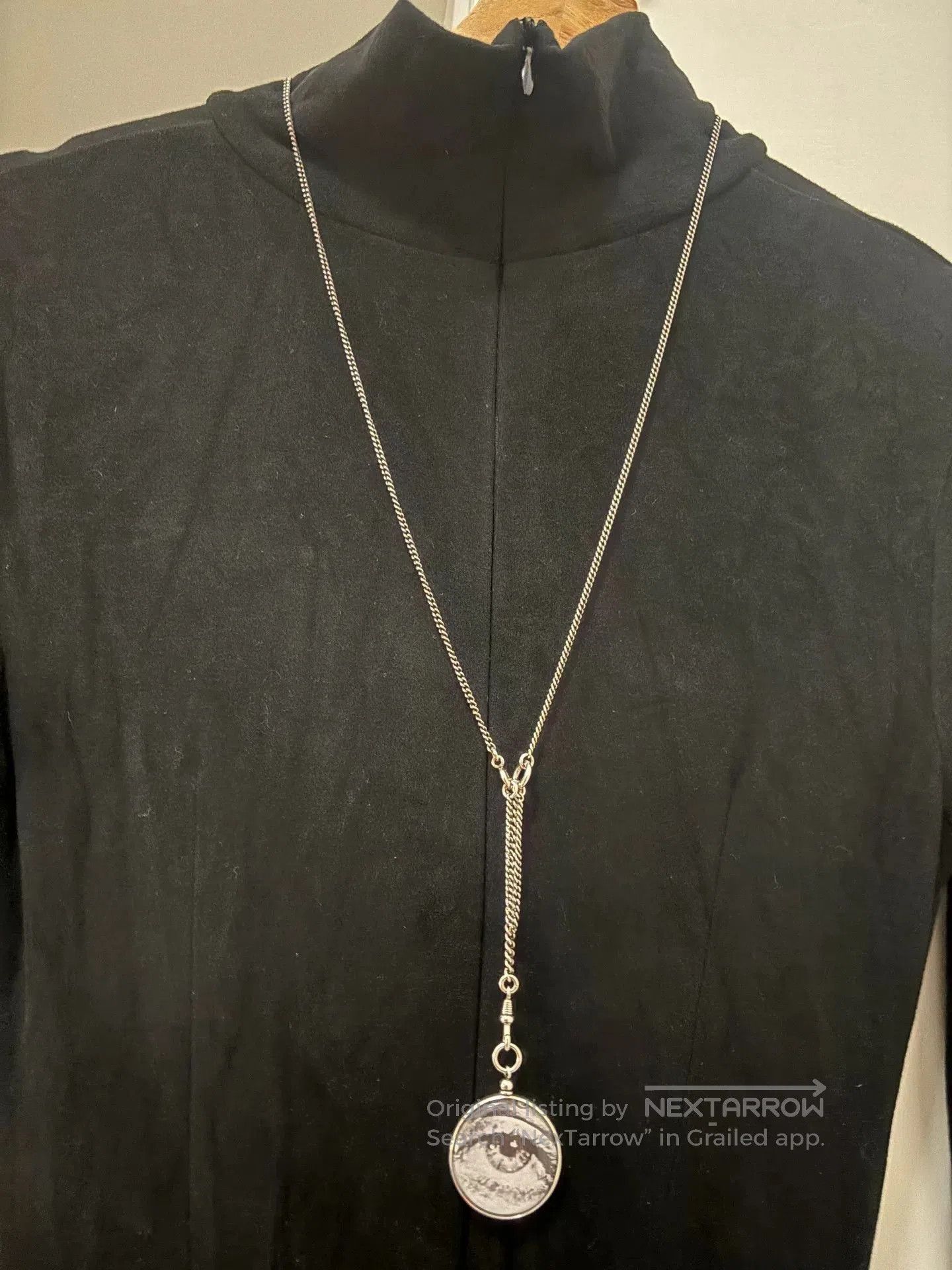 Ann Demeulemeester Ann Demeulemeester SS2008 Silver Eye Necklace. Size ONE SIZE - 3 Thumbnail