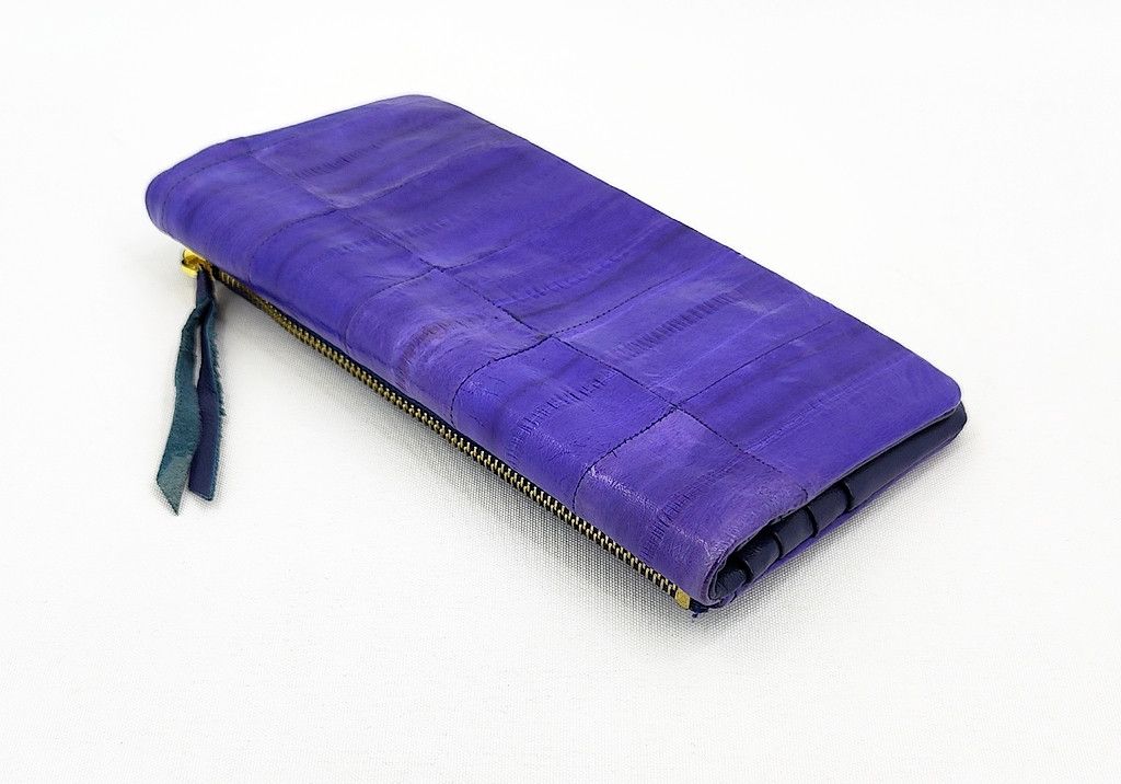 Leather PRINCESS HIGHWAY purple eel leather long wallet Size ONE SIZE - 8 Thumbnail