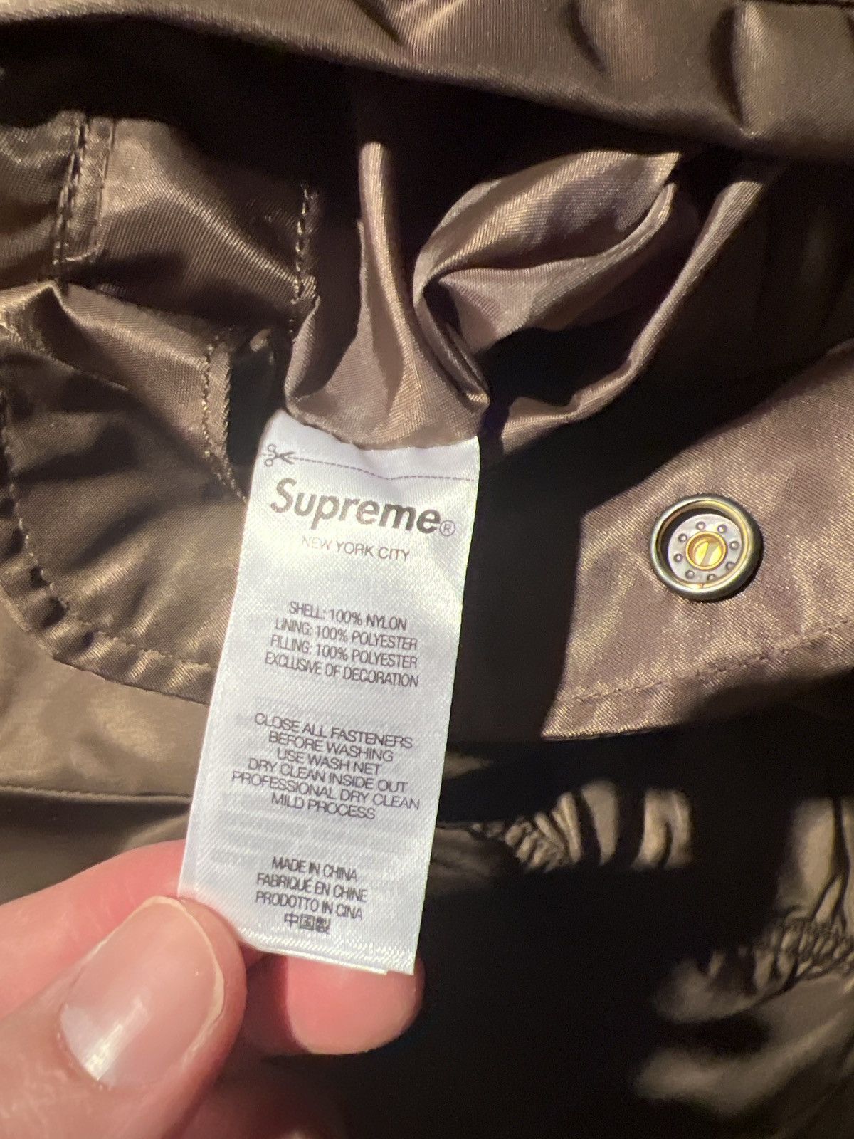 Supreme Supreme second to none MA-1 jacket Size US L / EU 52-54 / 3 - 7 Thumbnail