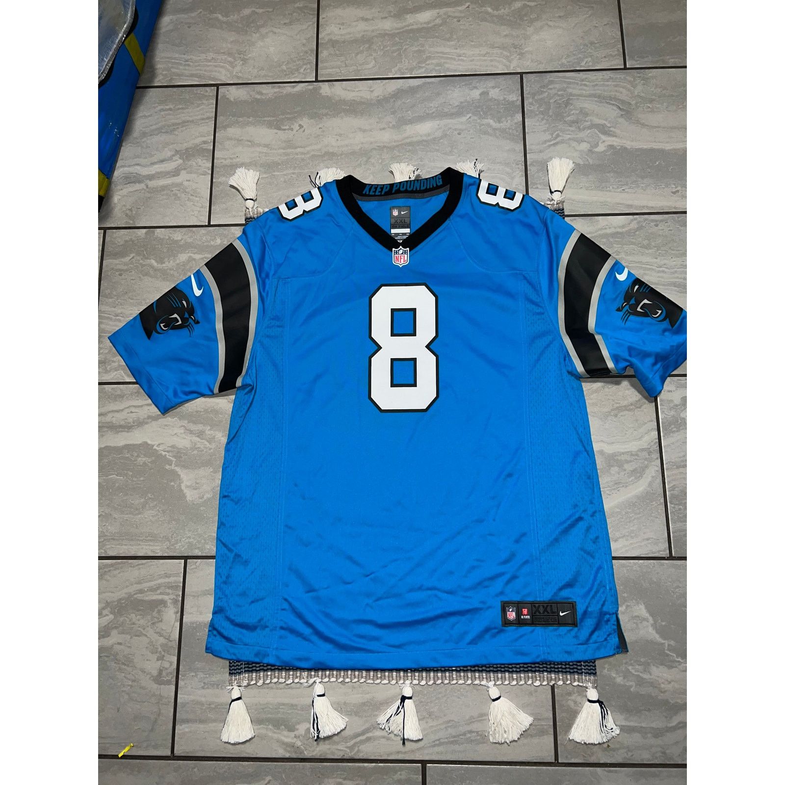 Nike Nike Carolina Panthers Jaycee Horn Alternate Blue Jersey Men Size US XXL / EU 58 / 5 - 1 Thumbnail