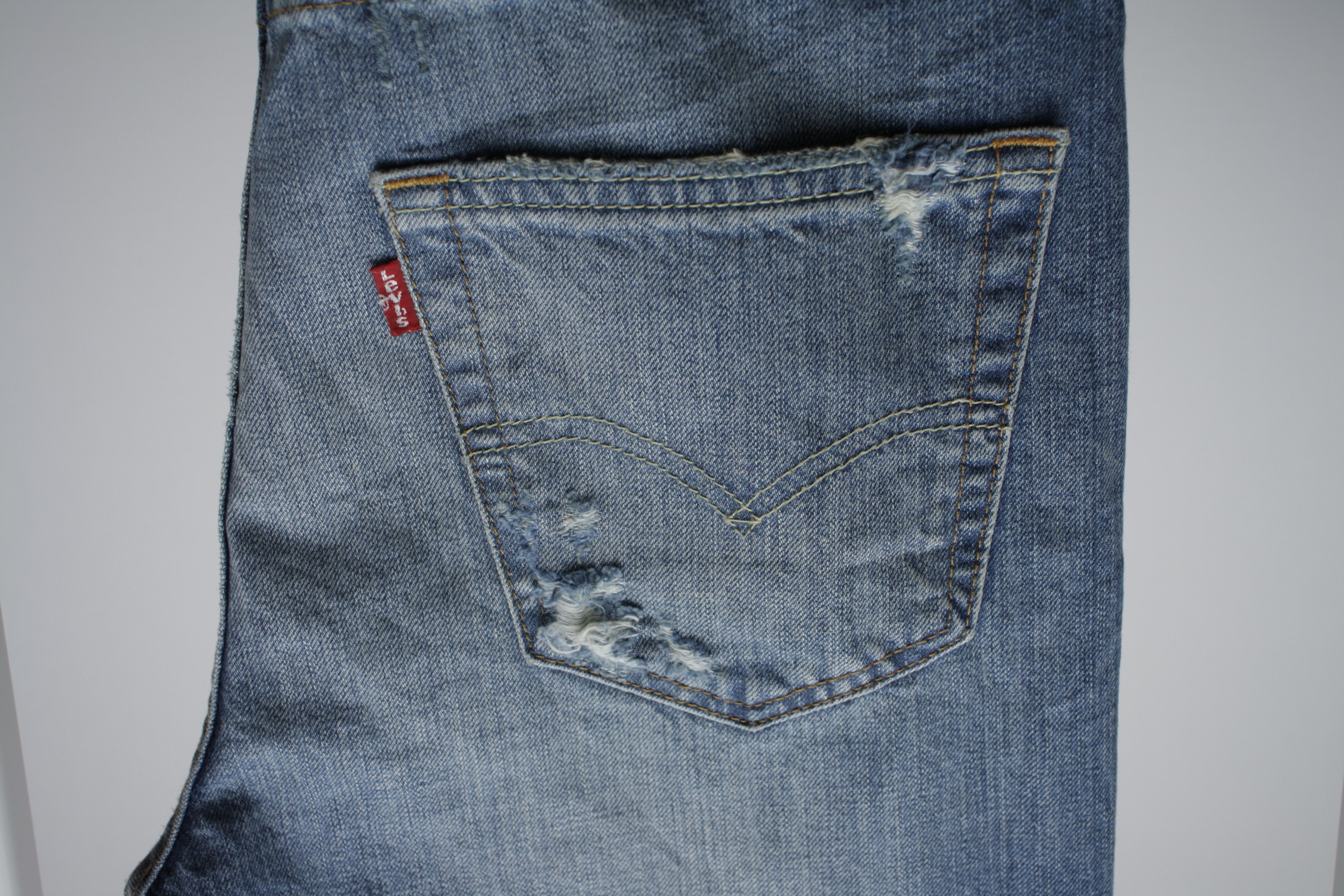Levi's Distressed Levi’s 522 Mens 30W 30L Size US 30 / EU 46 - 13 Thumbnail