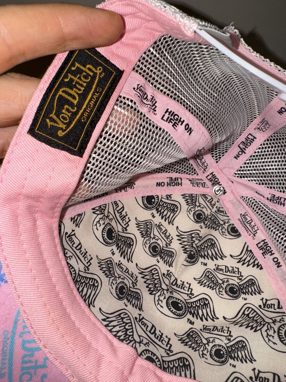 Vintage Von Dutch multi logo pink y2k logo new cap vintage Size ONE SIZE - 7 Thumbnail