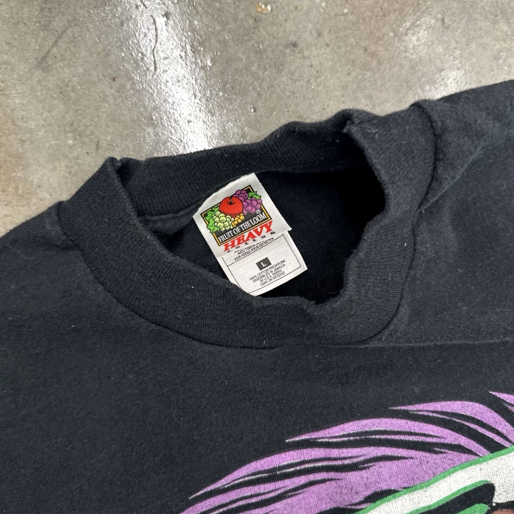 Fruit Of The Loom VINTAGE 1996 WCW 4 HORSEMEN Graphic T Shirt FOTL Large Black Shirt Men XS? Size US L / EU 52-54 / 3 - 2 Thumbnail