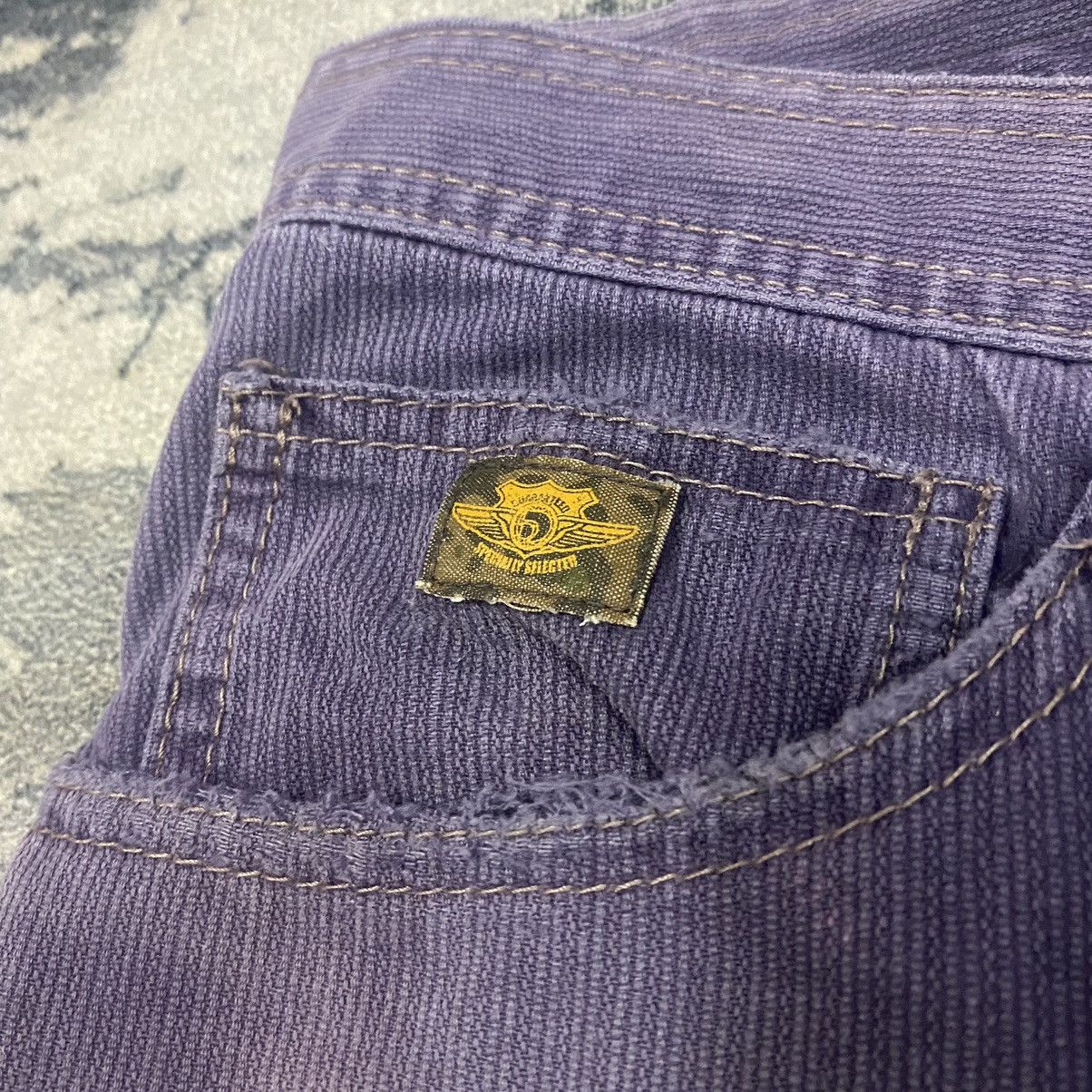 Japanese Brand × Purple × Vintage Vintage Japanese Dogman Distressed Cargo Pants Size US 31 - 11 Thumbnail