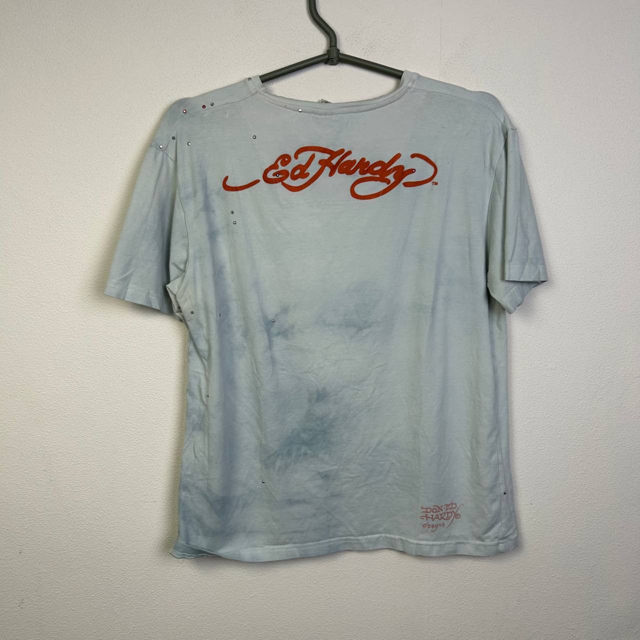 Ed Hardy Vintage Ed Hardy by CHristian Audigier y2k opium tee Size US L / EU 52-54 / 3 - 10 Thumbnail