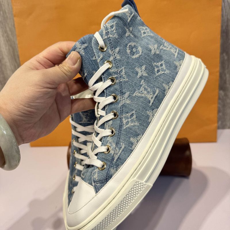 Louis Vuitton Louis Vuitton Stellar Blue Casual Sneakers - Size US 6.5 / EU 39-40 - 6 Thumbnail