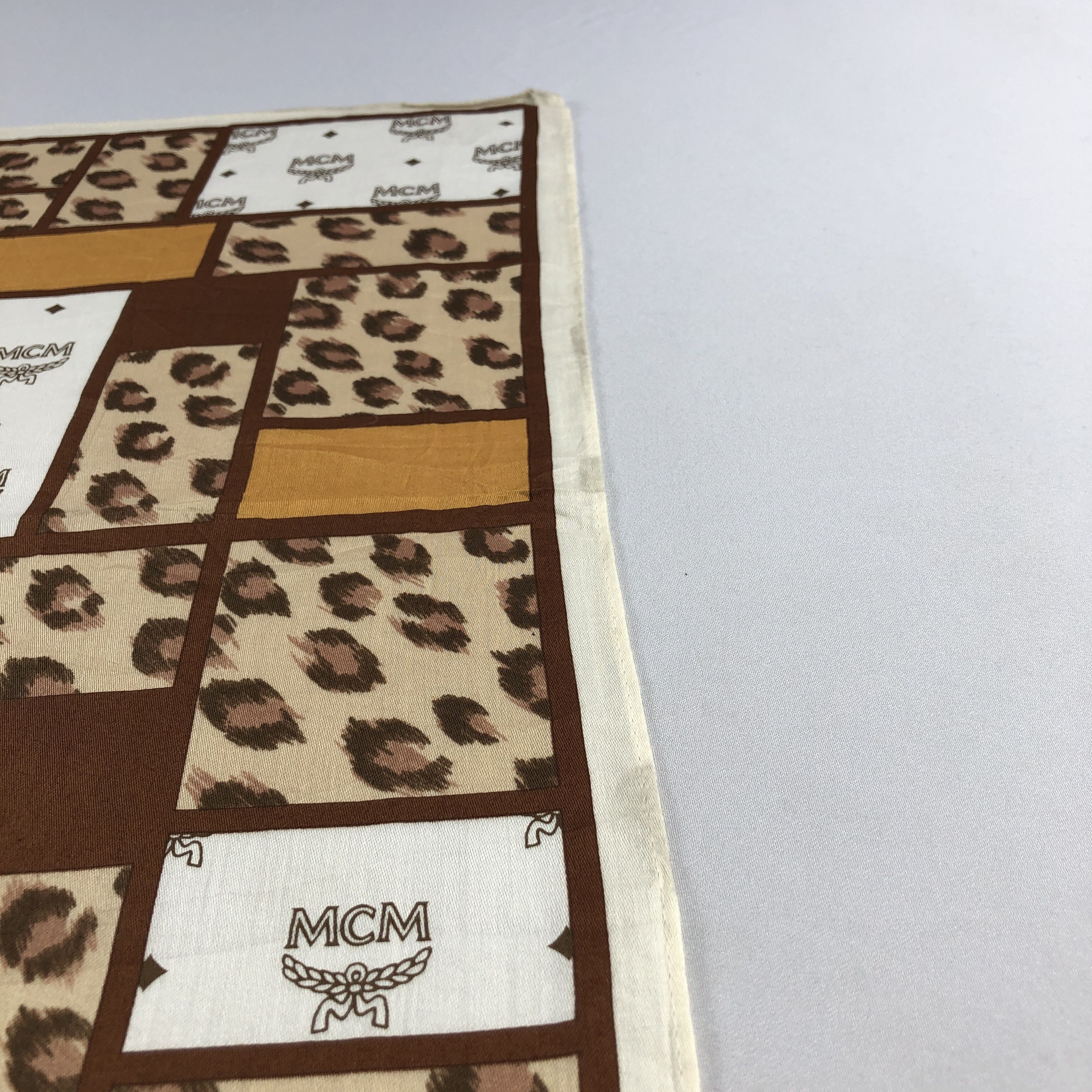 MCM MCM Monogram Handkerchief Neckerchief Bandana H2552 Size ONE SIZE - 8 Thumbnail