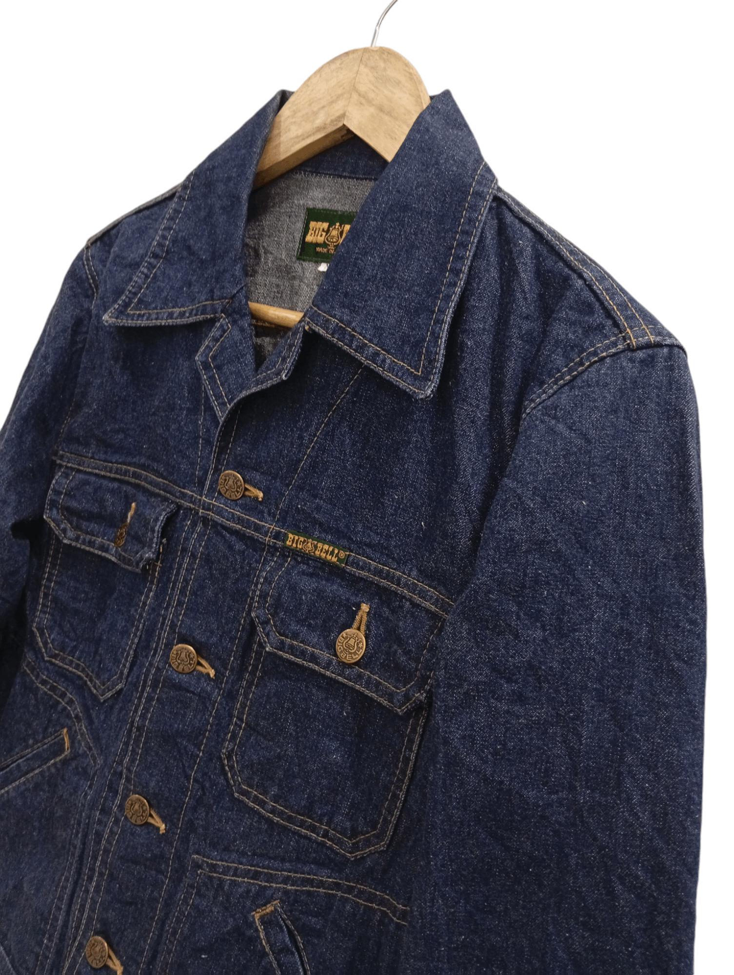 Japanese Brand × Vintage 🔥🔥Vintage Big Bell Denim Trucker Jacket Size US M / EU 48-50 / 2 - 11 Thumbnail