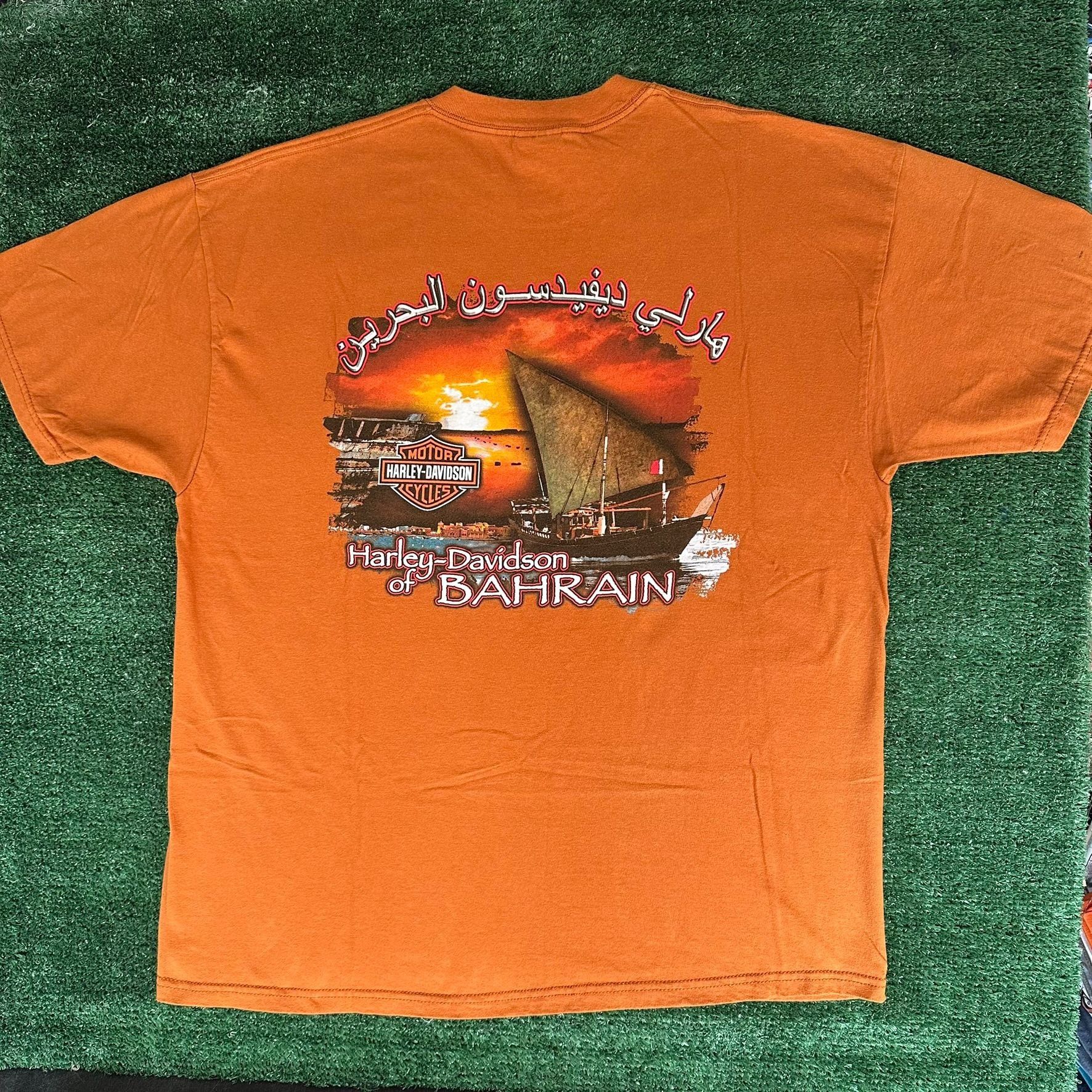 Harley Davidson Vintage Y2K Harley Davidson Wings Skull T-Shirt Arabic Boxy Size US XL / EU 56 / 4 - 5 Thumbnail