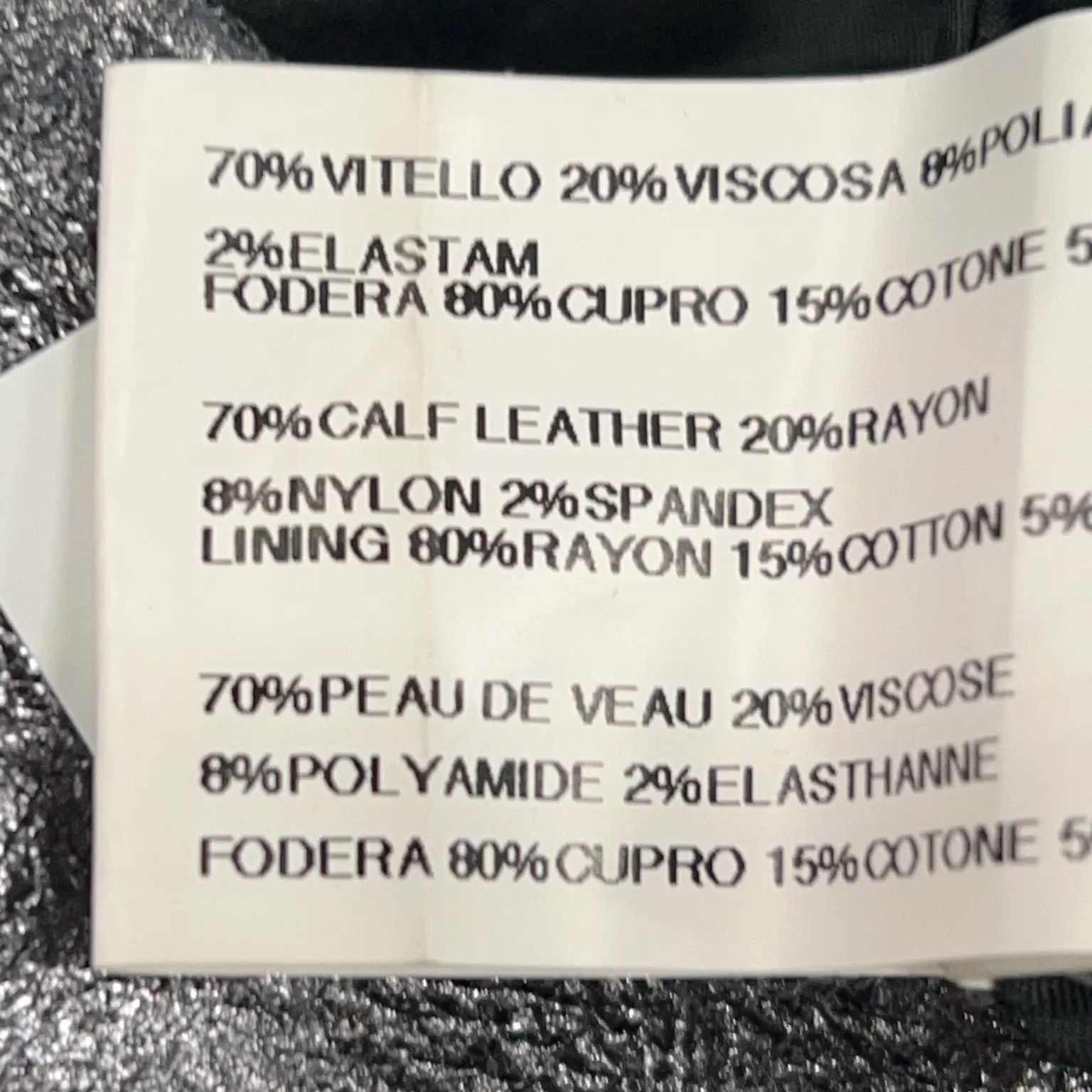 Gareth Pugh Metallic Silver Leather Trousers Gray, Gareth Pugh Size 27" / US 4 / IT 40 - 4 Thumbnail
