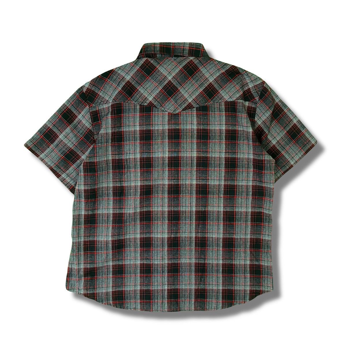In The Attic 2000s In The Attic Plaid Patchwork Military Punk Shirt Size US XL / EU 56 / 4 - 9 Thumbnail