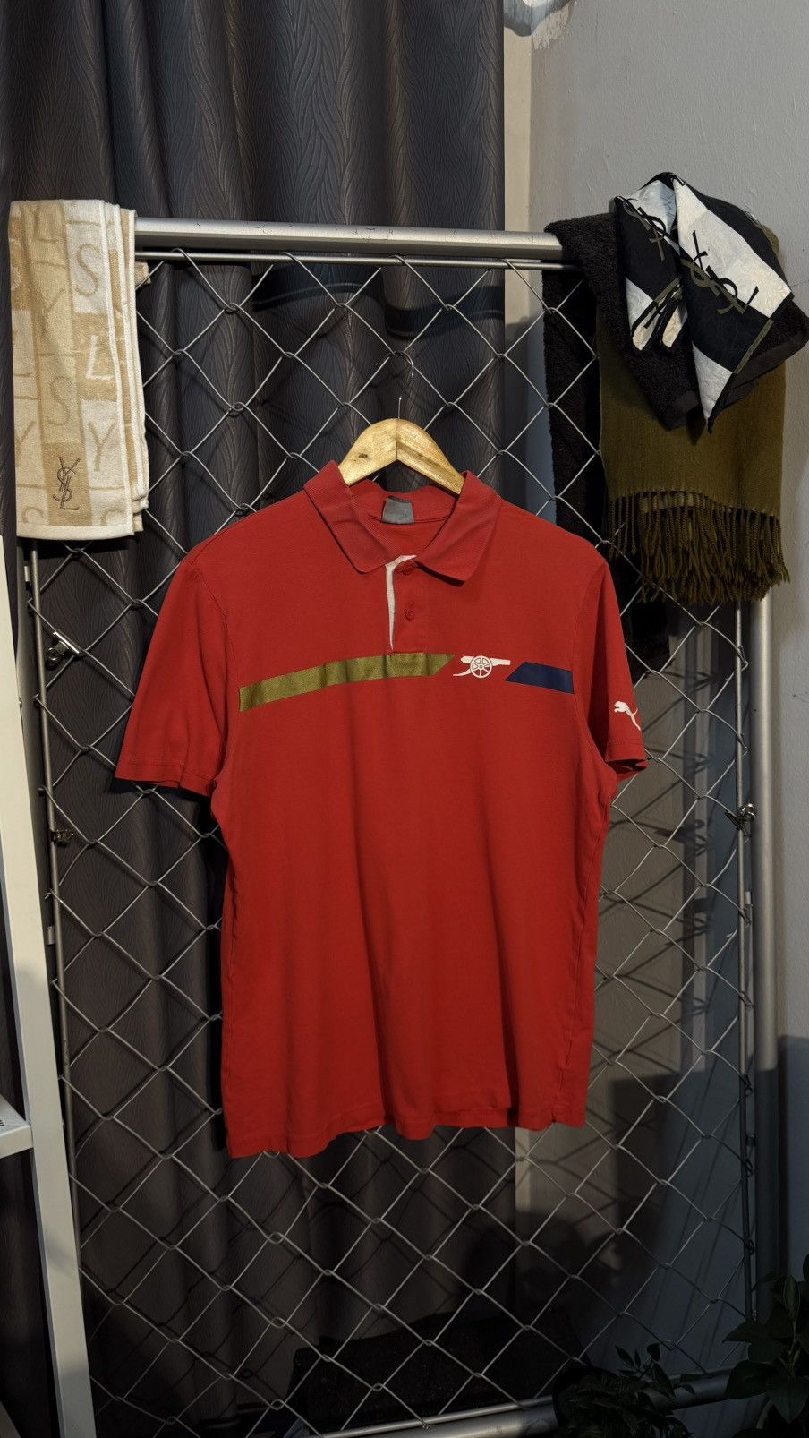 Puma Beautiful Sunfaded Puma Arsenal Polo Shirt Red Size US M / EU 48-50 / 2 - 1 Thumbnail