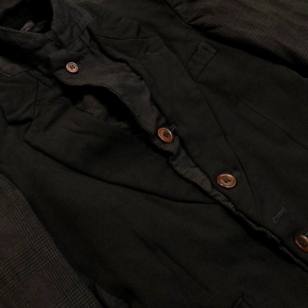 Comme des Garcons CDG 09AW Deformed Poly-Wool Houndstooth XS Size US XS / EU 42 / 0 - 8 Thumbnail
