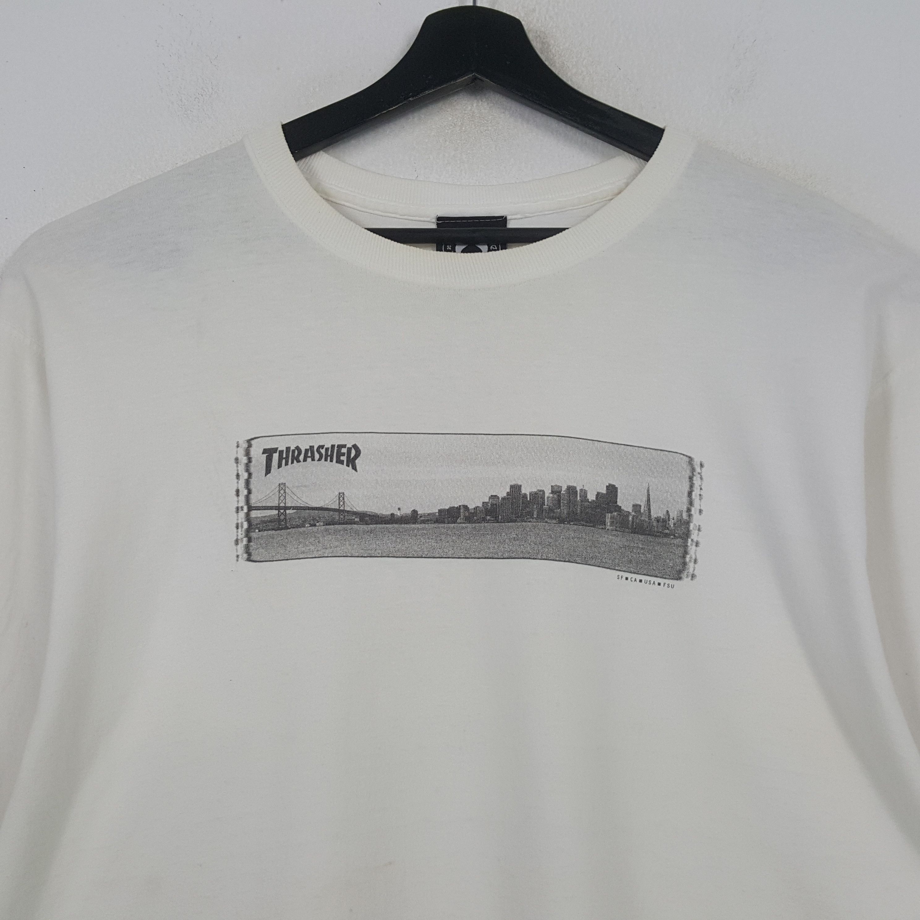 Thrasher Thrasher Skateboard Style Rare Tshirt 32 Size US L / EU 52-54 / 3 - 4 Thumbnail