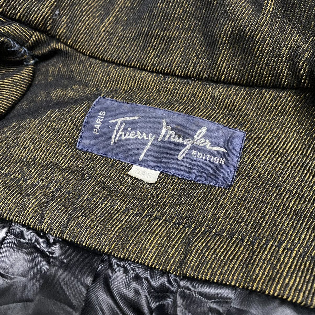 Thierry Mugler Thierry Mugler 80s denim triagle metal button Size US M / EU 48-50 / 2 - 16 Thumbnail