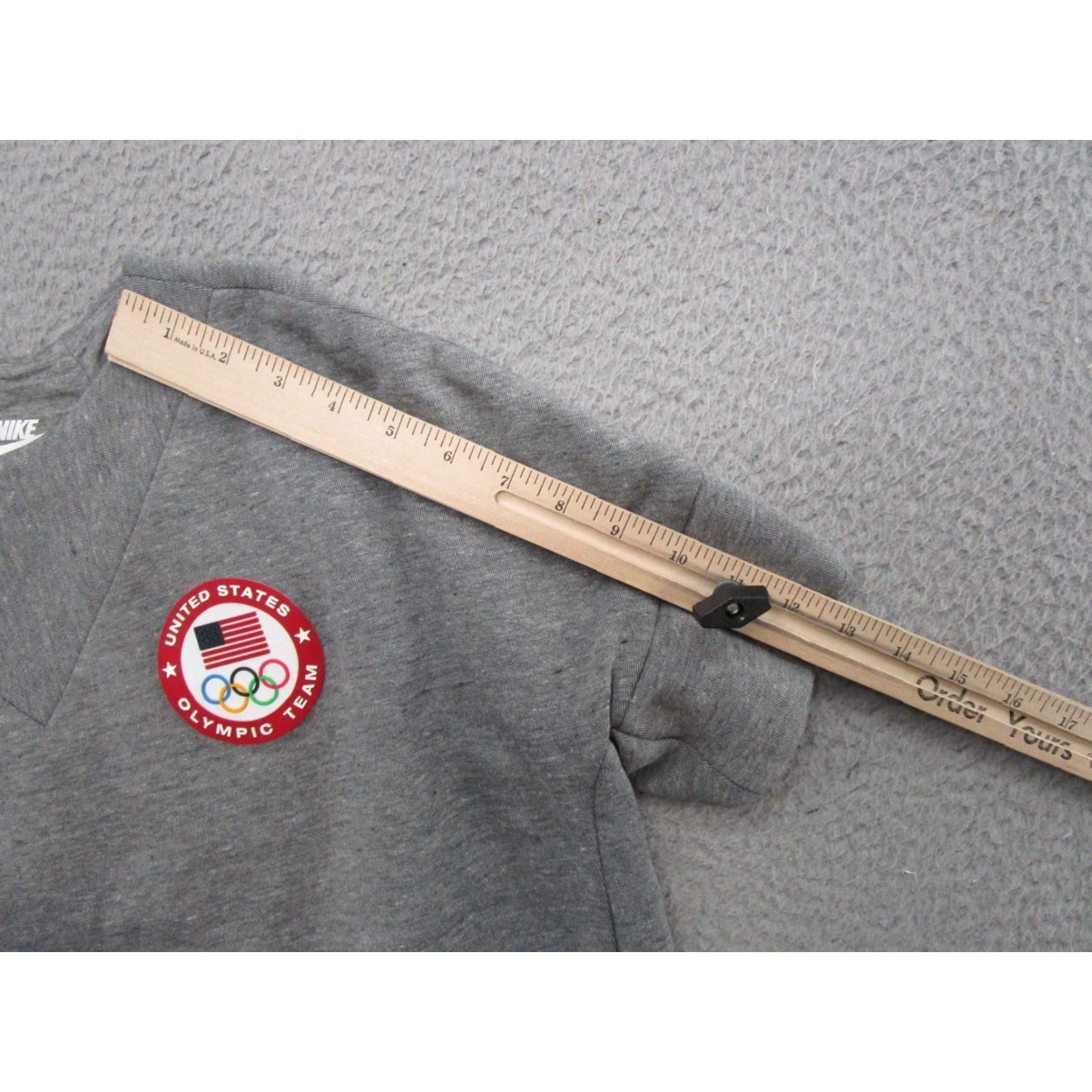 Nike Nike Team USA Olympics Sweatshirt Women’s Tech Short Sleeve Gray M Size M / US 6-8 / IT 42-44 - 6 Thumbnail