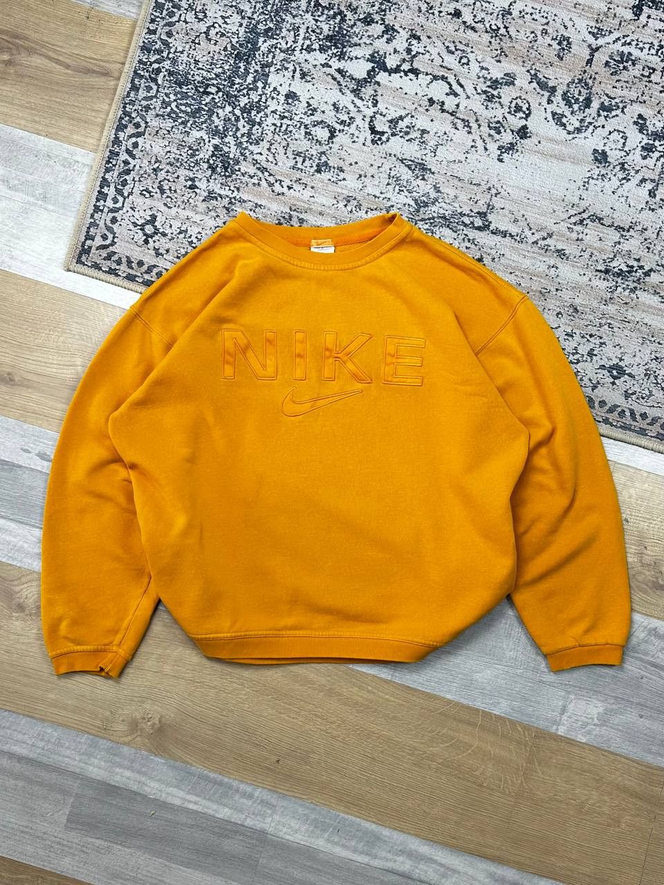 Nike Vintage 90s Nike Big Logo Boxy Fit Sweatshirt Made in USA Size US L / EU 52-54 / 3 - 1 Thumbnail