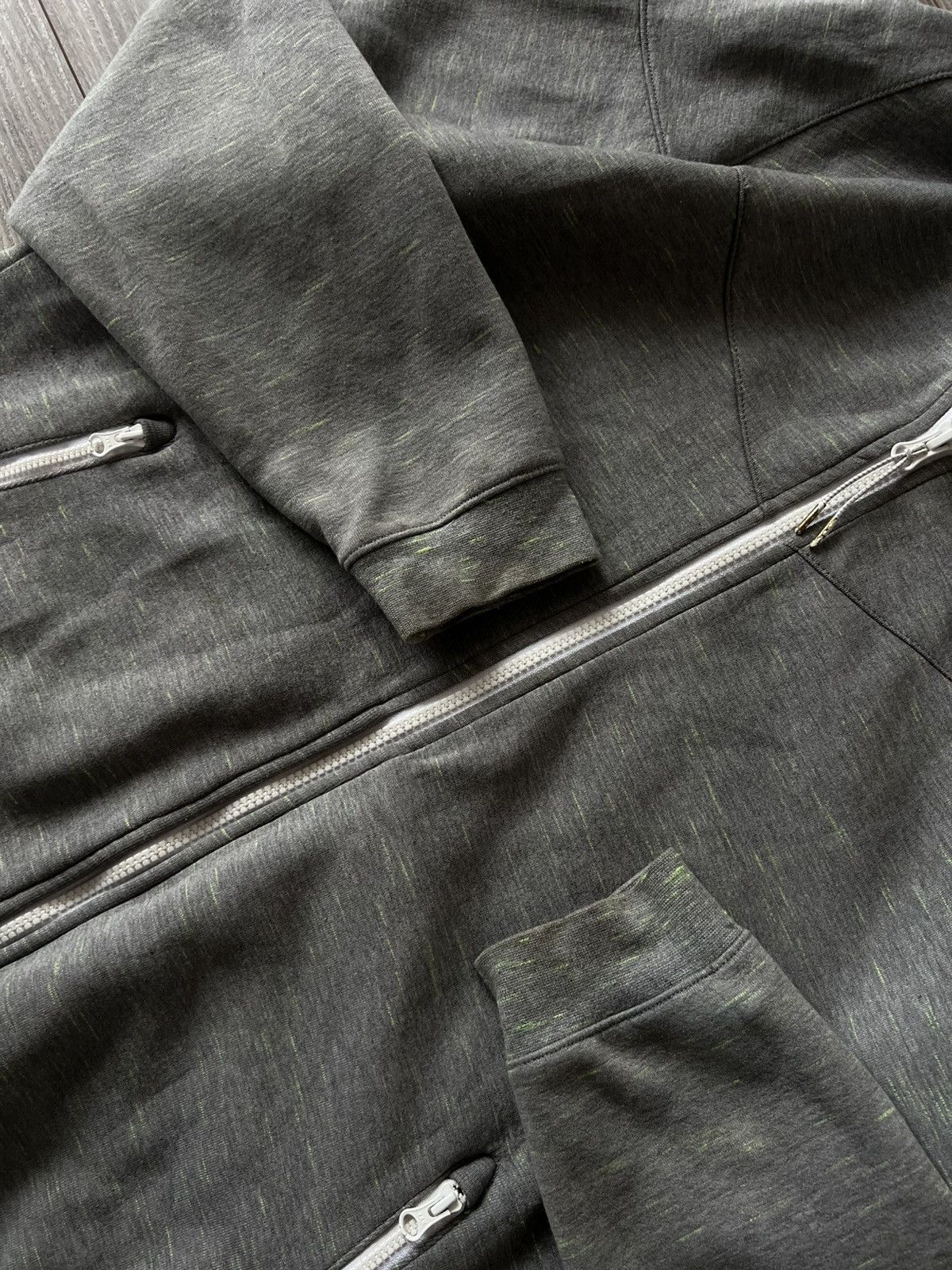 Designer × Nike ‼️Nike Tech Fleece Gray/Green Monochrome Zip Hoodie‼️ Size US L / EU 52-54 / 3 - 16 Thumbnail