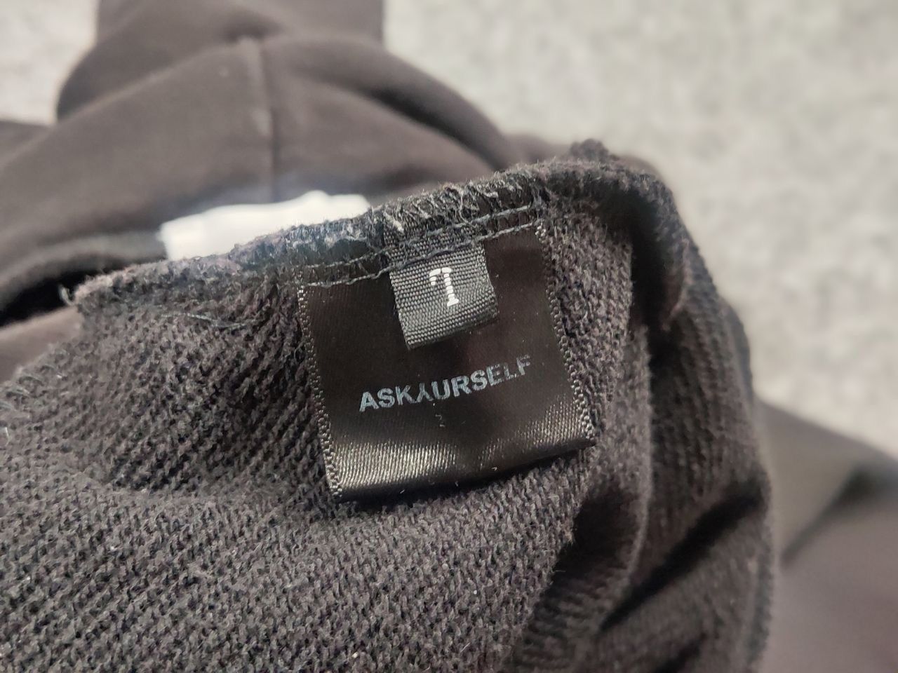 Askyurself Askyurself Design Dark Faded Color Logo Oversized Hoodie Size US L / EU 52-54 / 3 - 14 Thumbnail