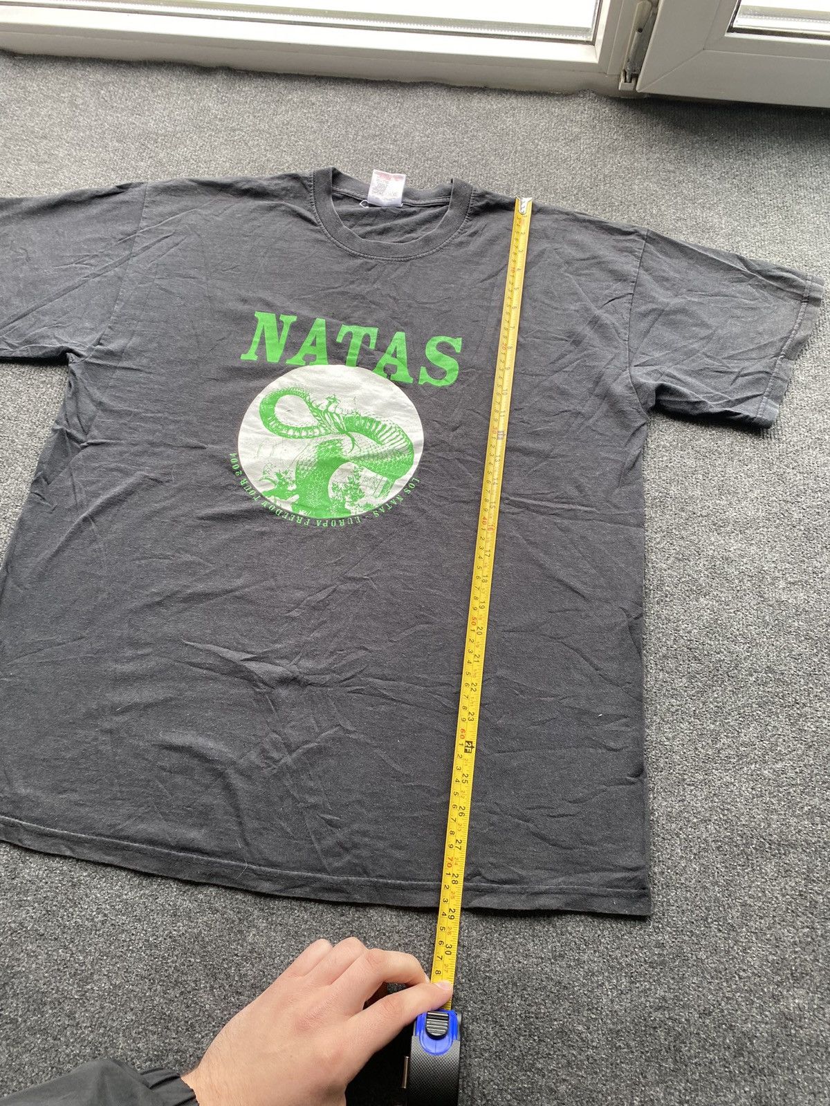 Band Tees 🔥Natas Europe Tour 2004 band tee mens faded Size US XL / EU 56 / 4 - 4 Thumbnail