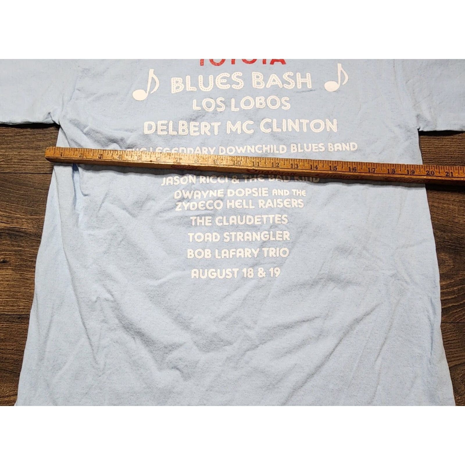Gildan Gildan Mens Blue Madison Ribberfest 2017 Blues and BBQ Double Sided Short Sleeve T Shirt L Music Size US L / EU 52-54 / 3 - 3 Thumbnail